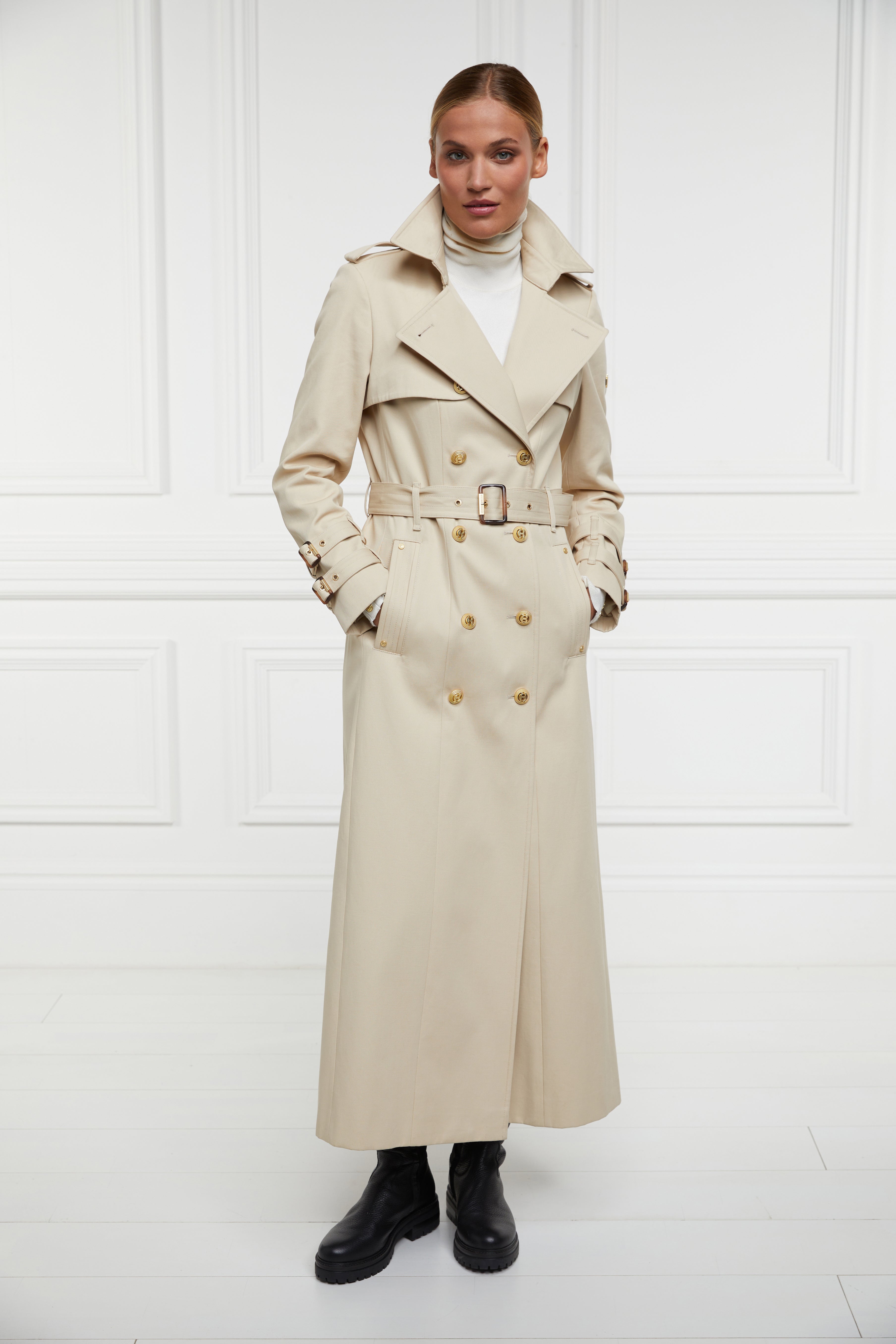 Stone trench coat online