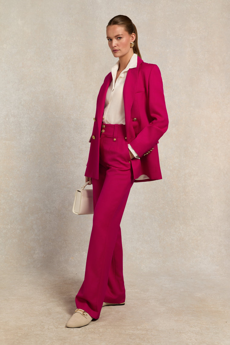 The Hot Pink Barathea Suit