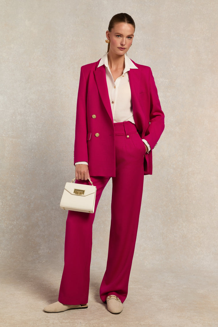 The Hot Pink Barathea Suit