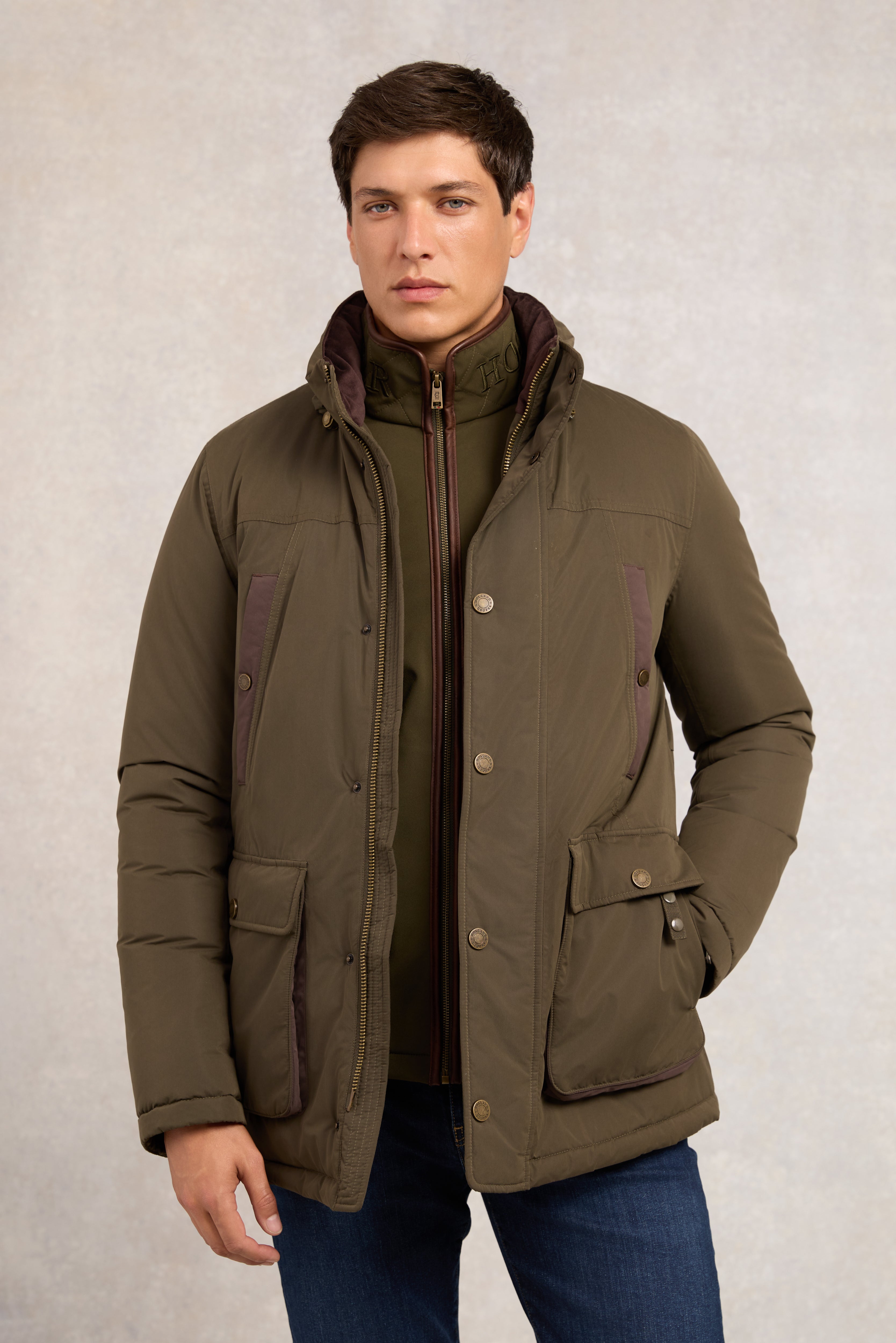 Men's Stamford Field Coat (Khaki) – Holland Cooper US