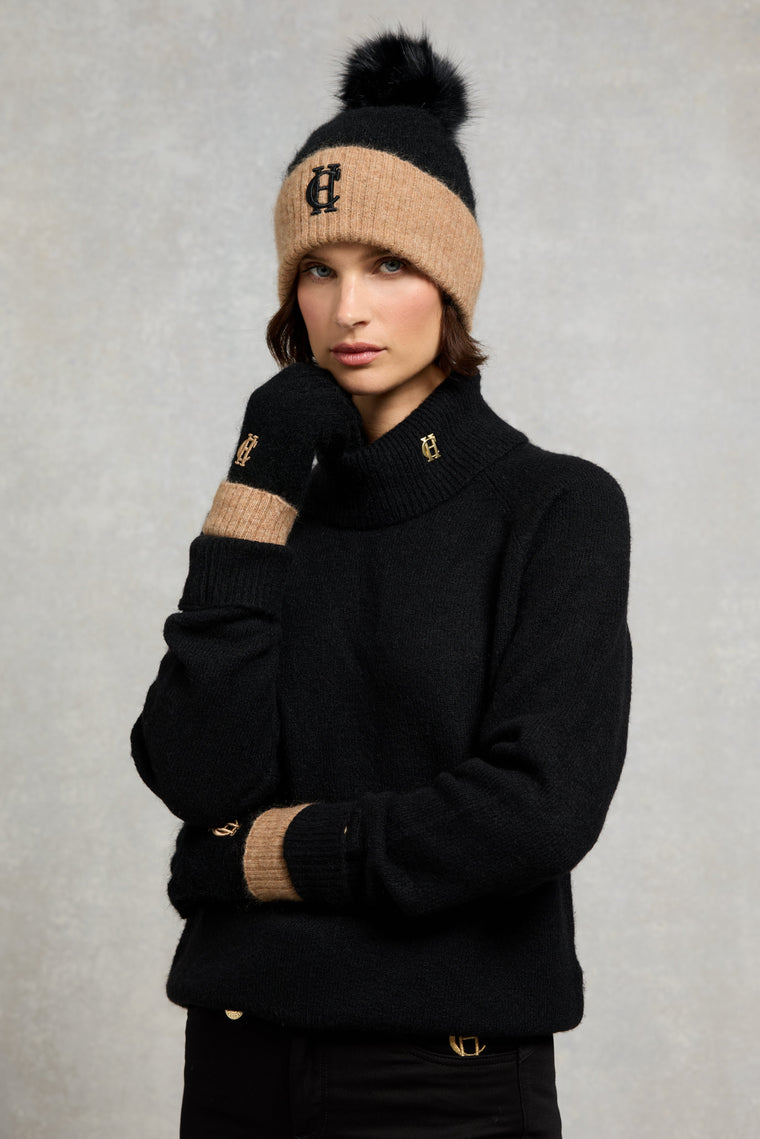 Chelsea Knitted Gloves (Black)