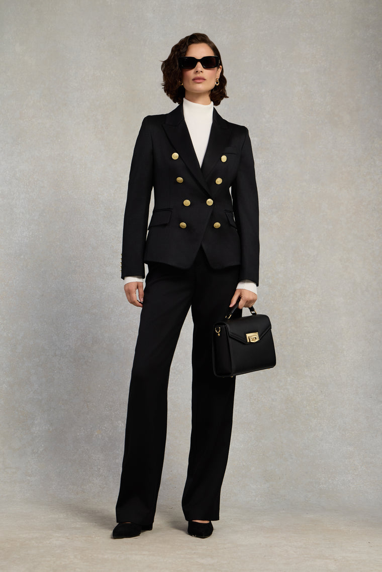 The Black Barathea Suit