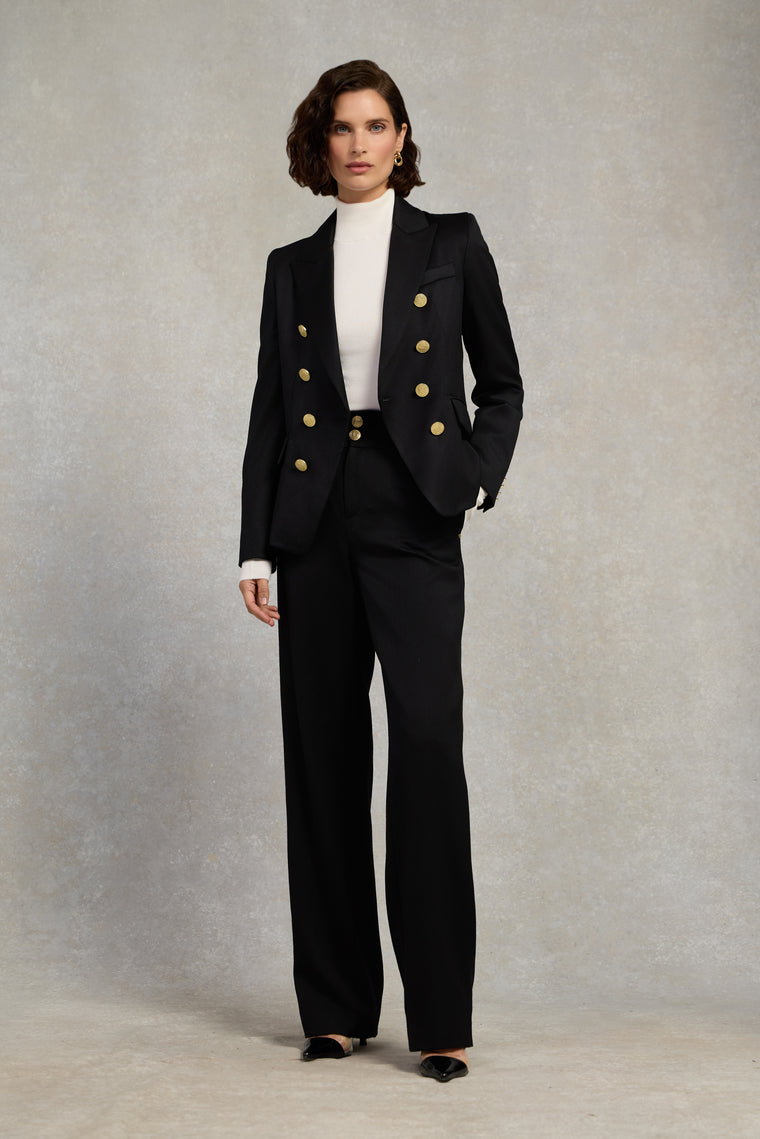 The Black Barathea Suit