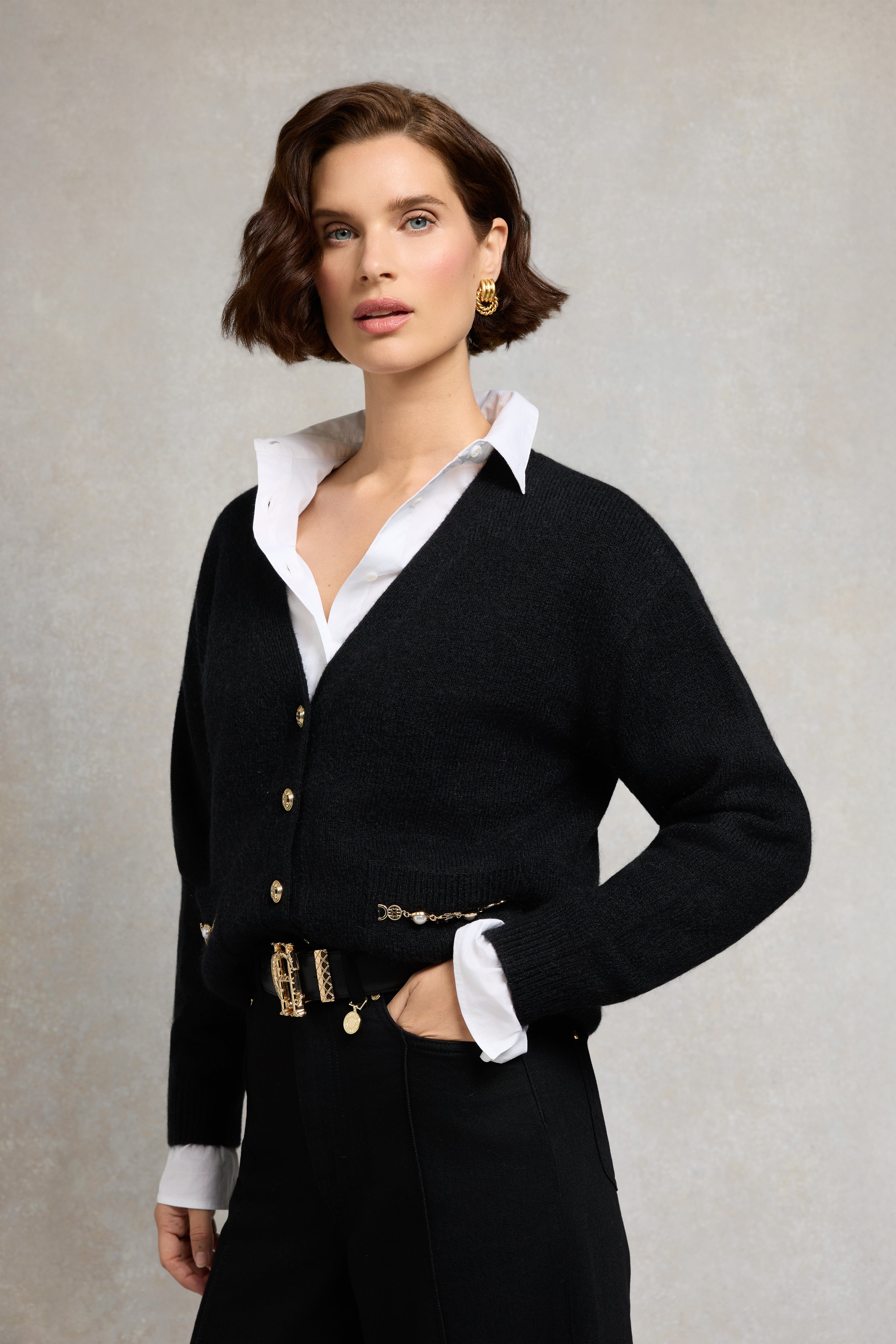Mila Cardigan (Black) – Holland Cooper US