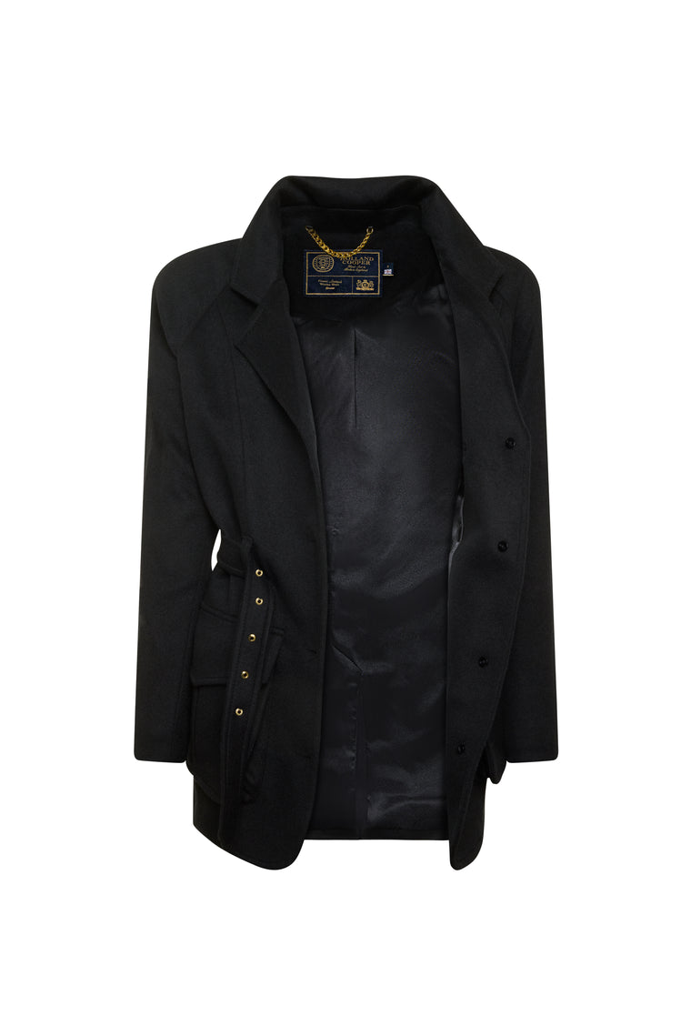 Cotswold Belted Jacket (Soft Black)