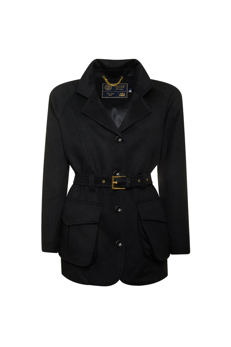Cotswold Belted Jacket (Soft Black)