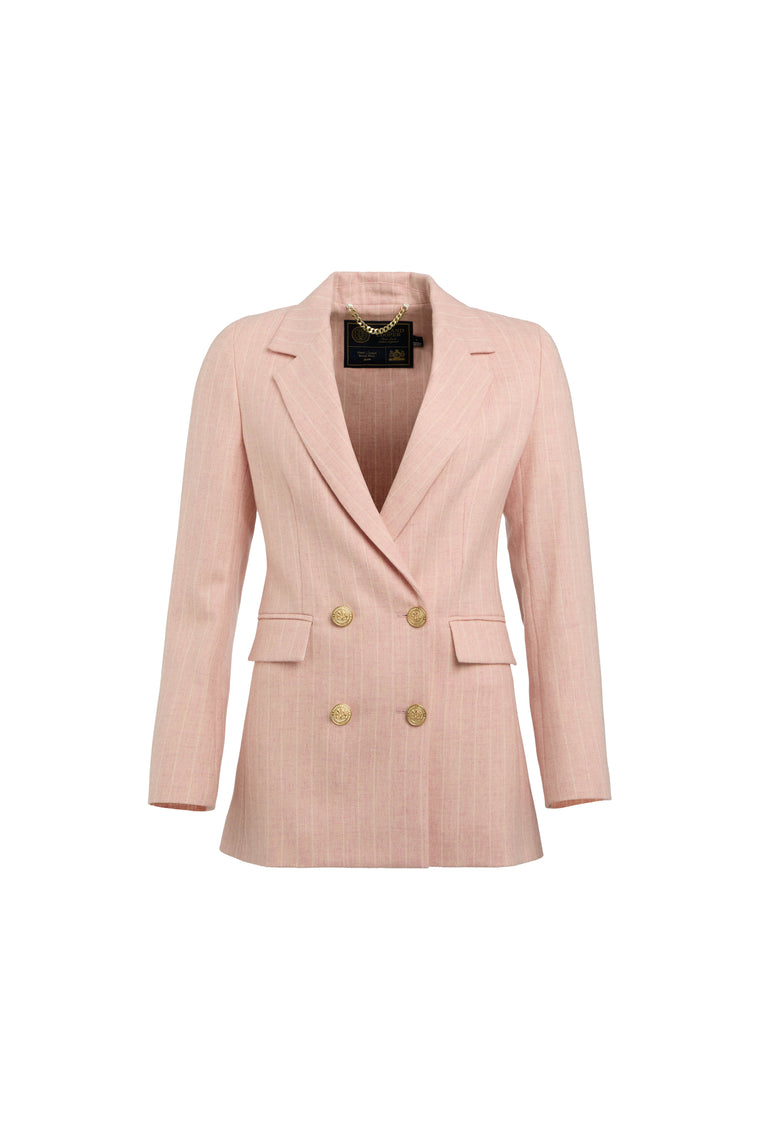 The Pink Chalk Pinstripe Suit