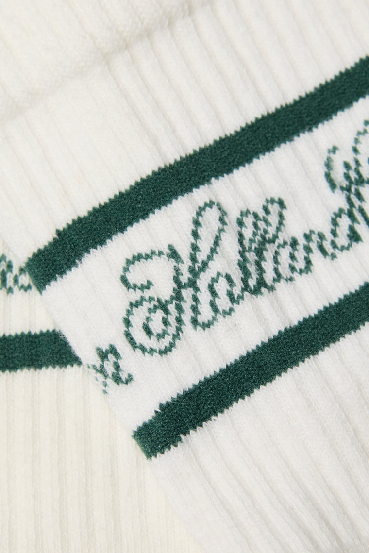 HC Trainer Sock (Ecru Racing Green)
