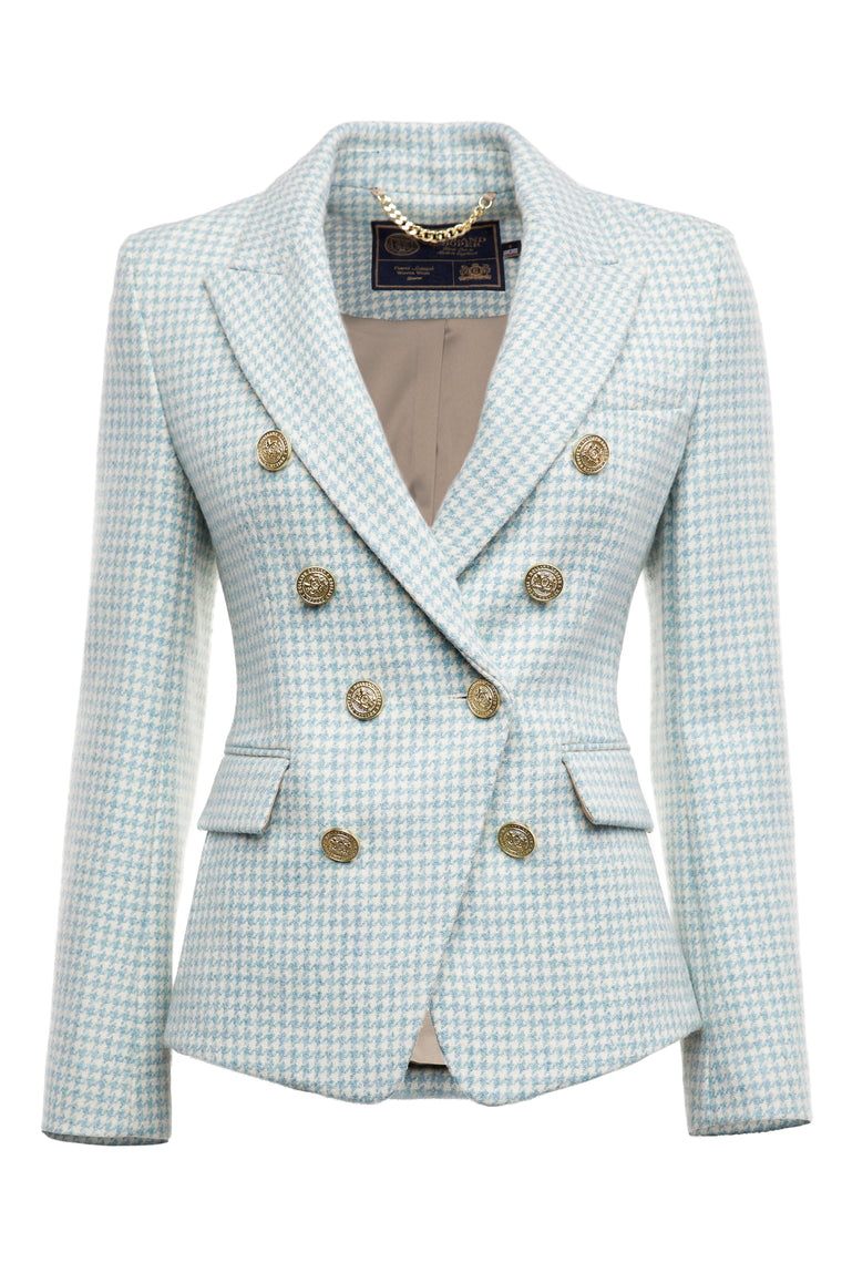 The Teal Houndstooth Suit