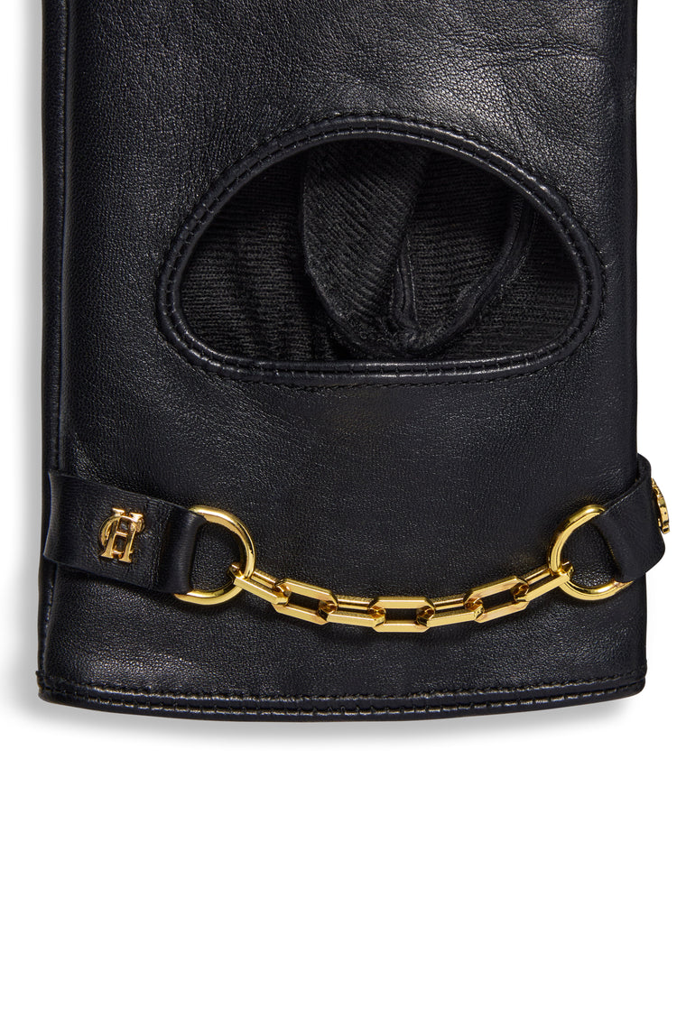 Leather Driving Gloves (Black)