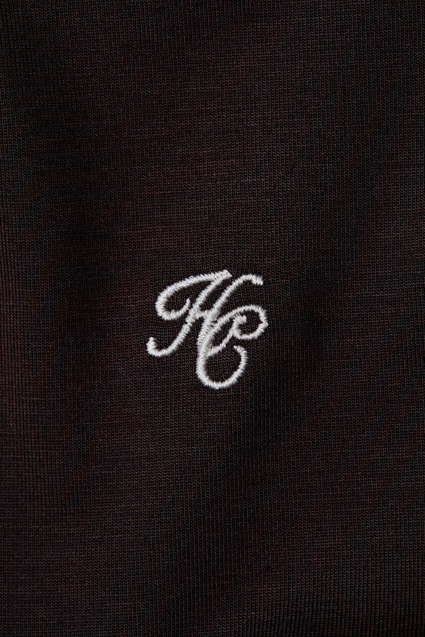 Monogram Maxi Dress (Chocolate)