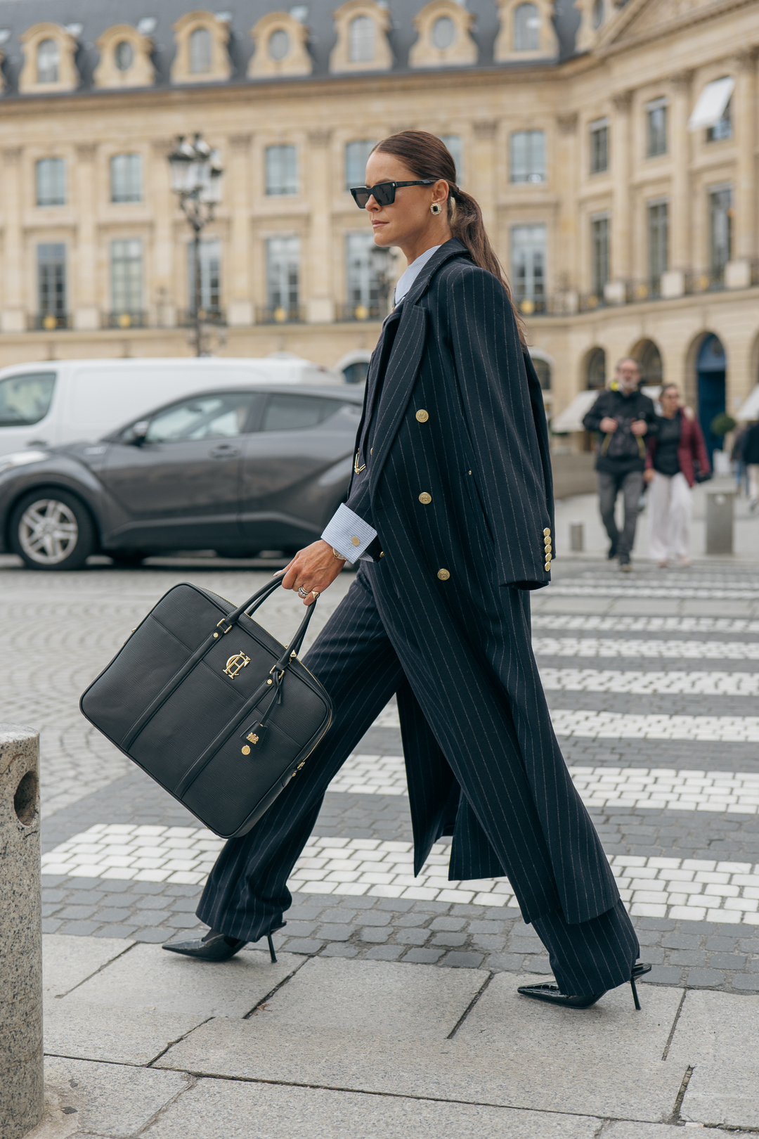 The Navy Chalk Pinstripe Suit – Holland Cooper US