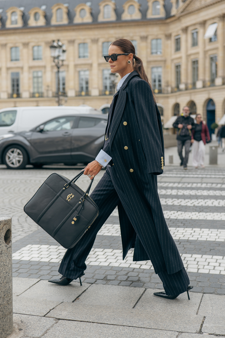 The Navy Chalk Pinstripe Suit