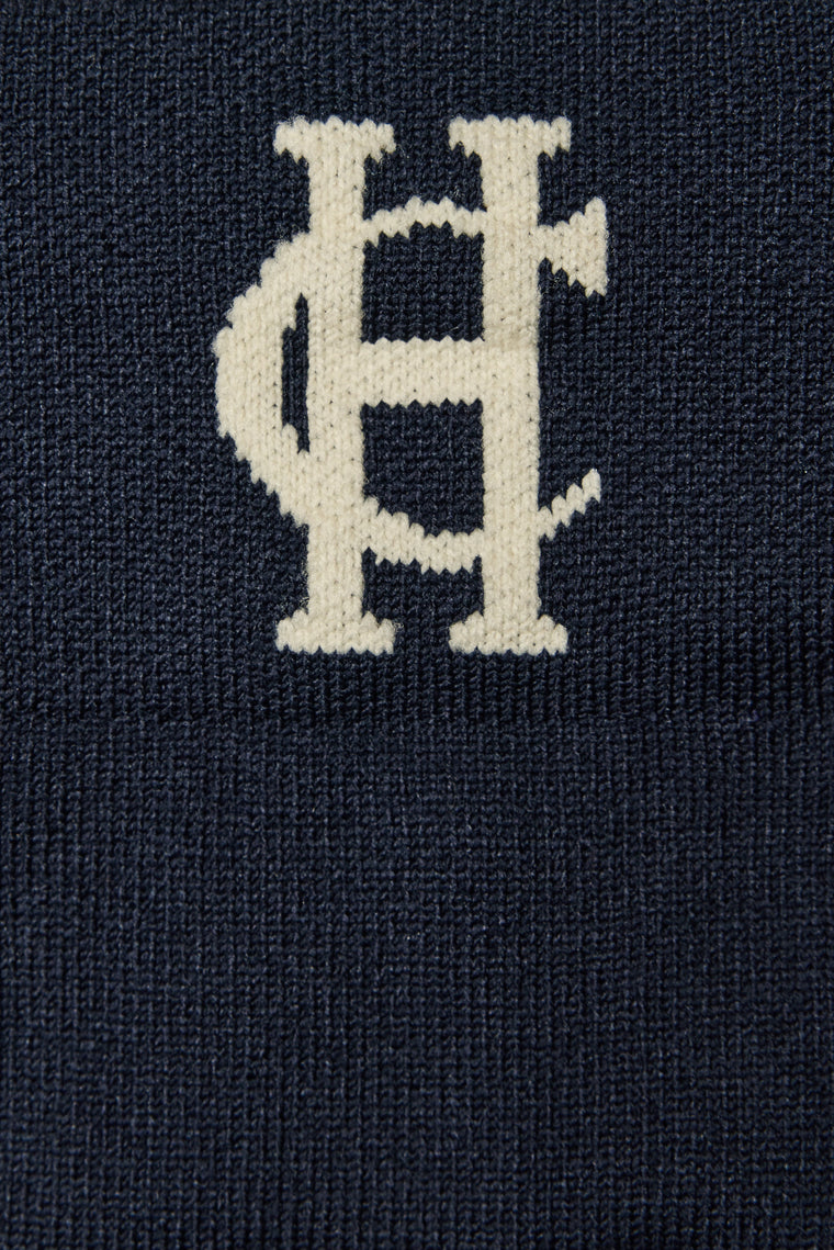 Riding Sock (Ink Navy Ecru)