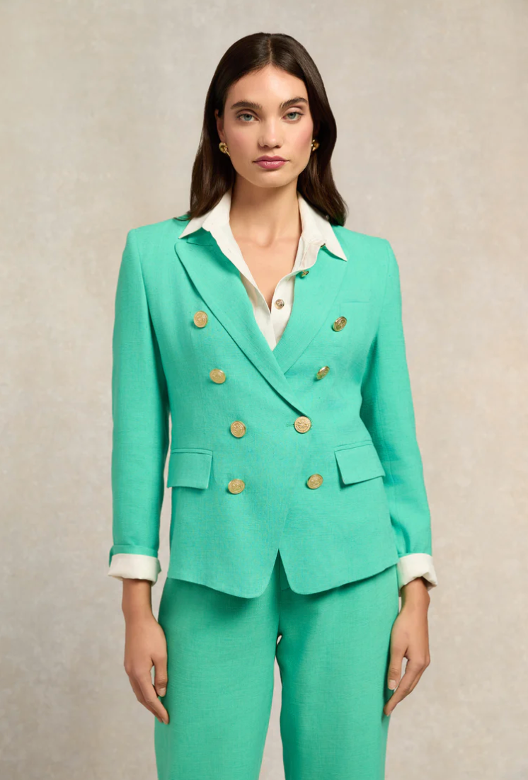 The Jade Linen Suit