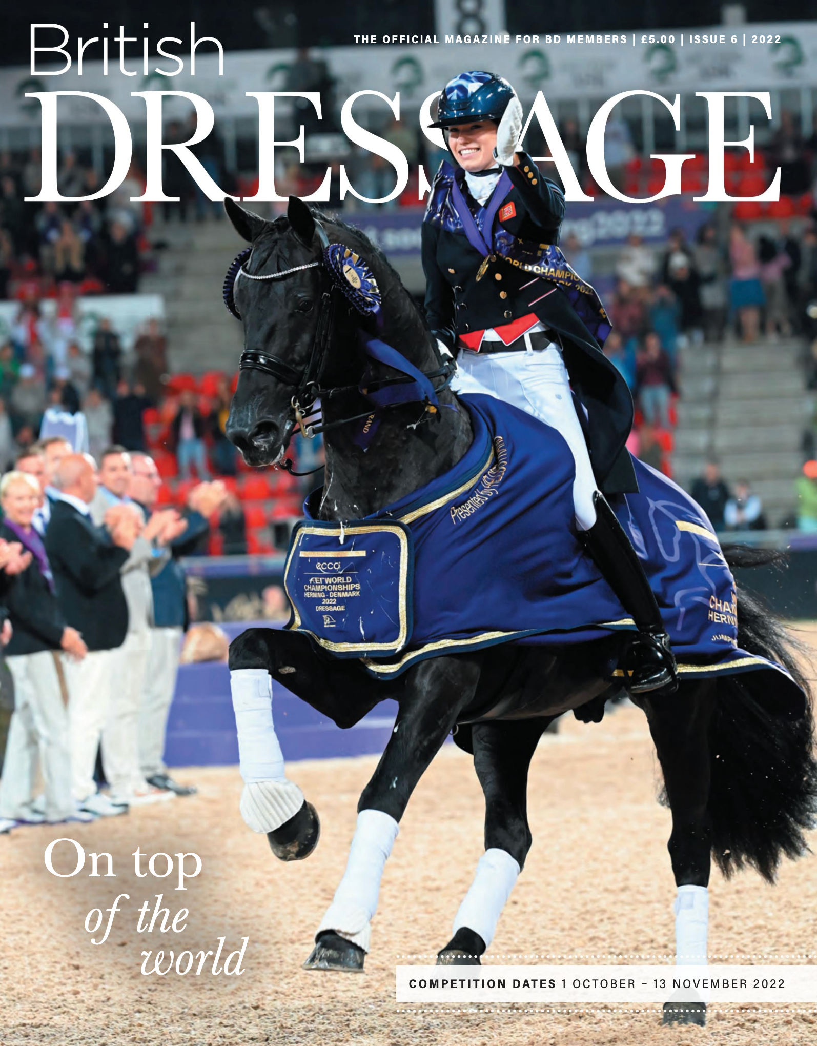 HC in British Dressage Magazine