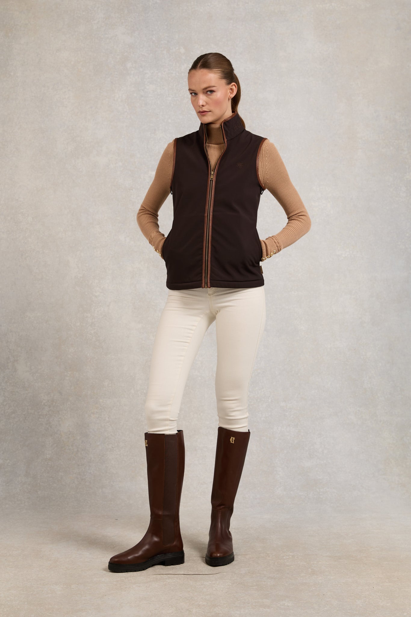 Stamford Gilet (Chocolate)