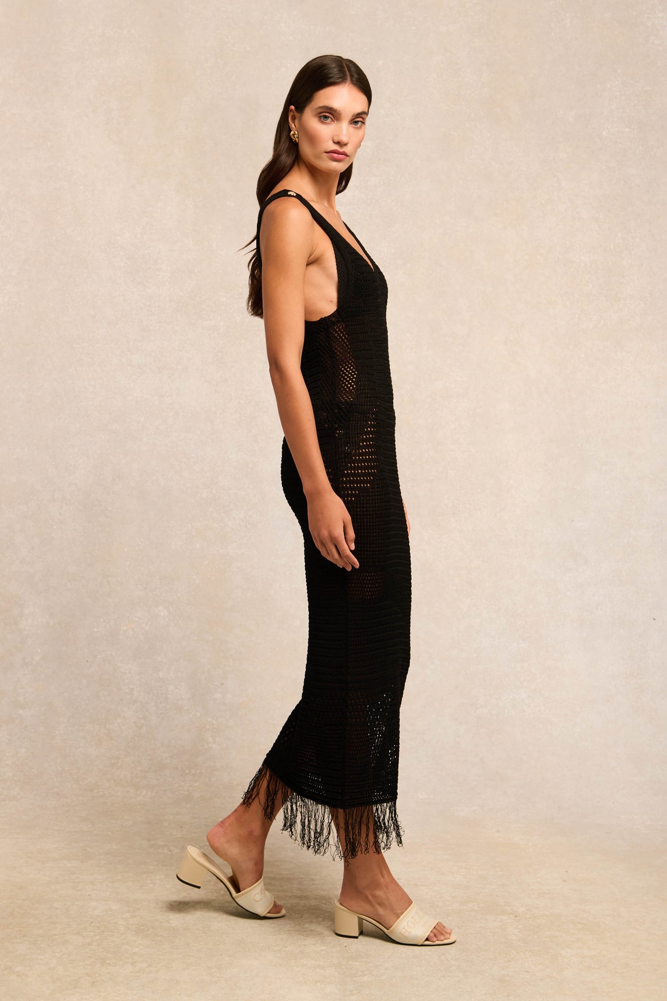 Darcie Beach Dress (Black)