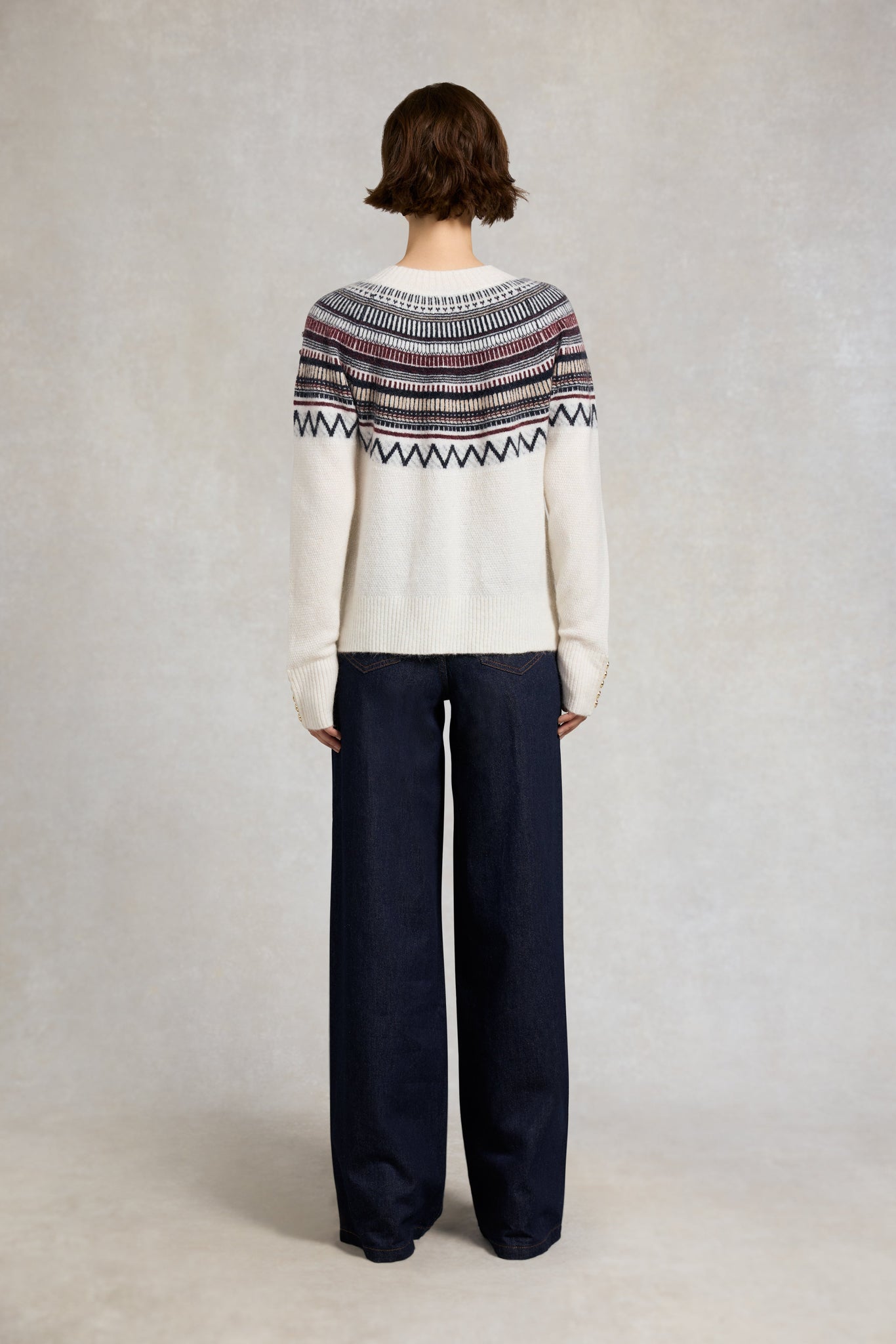 Jasmine Crew Neck Knit (Natural)