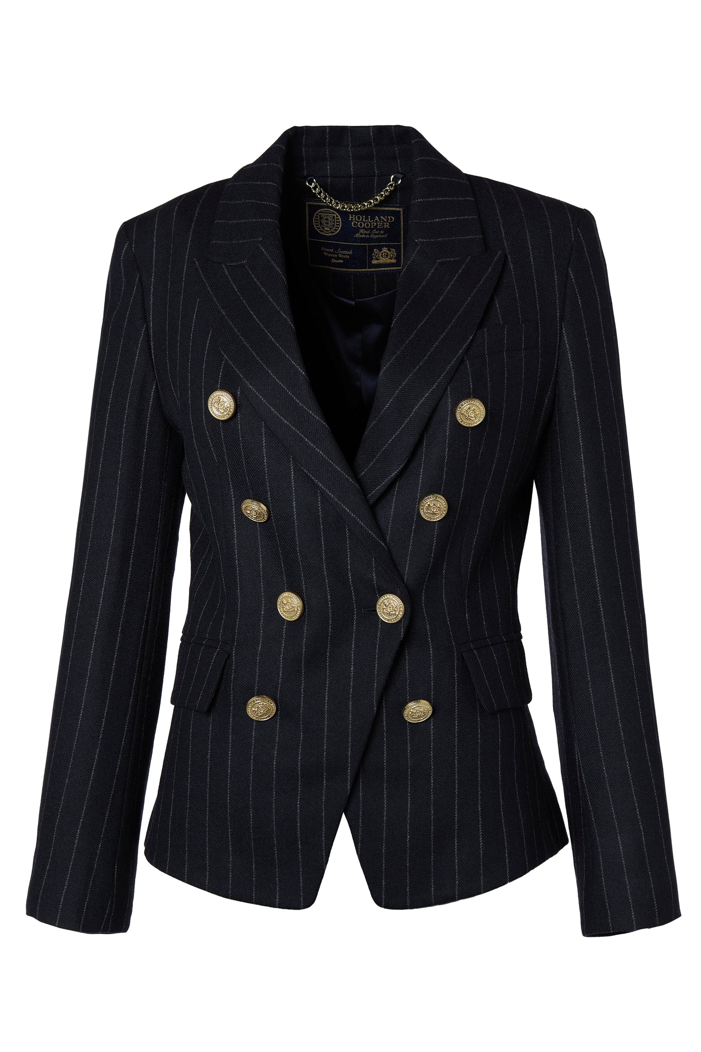 The Navy Chalk Pin Stripe Suit