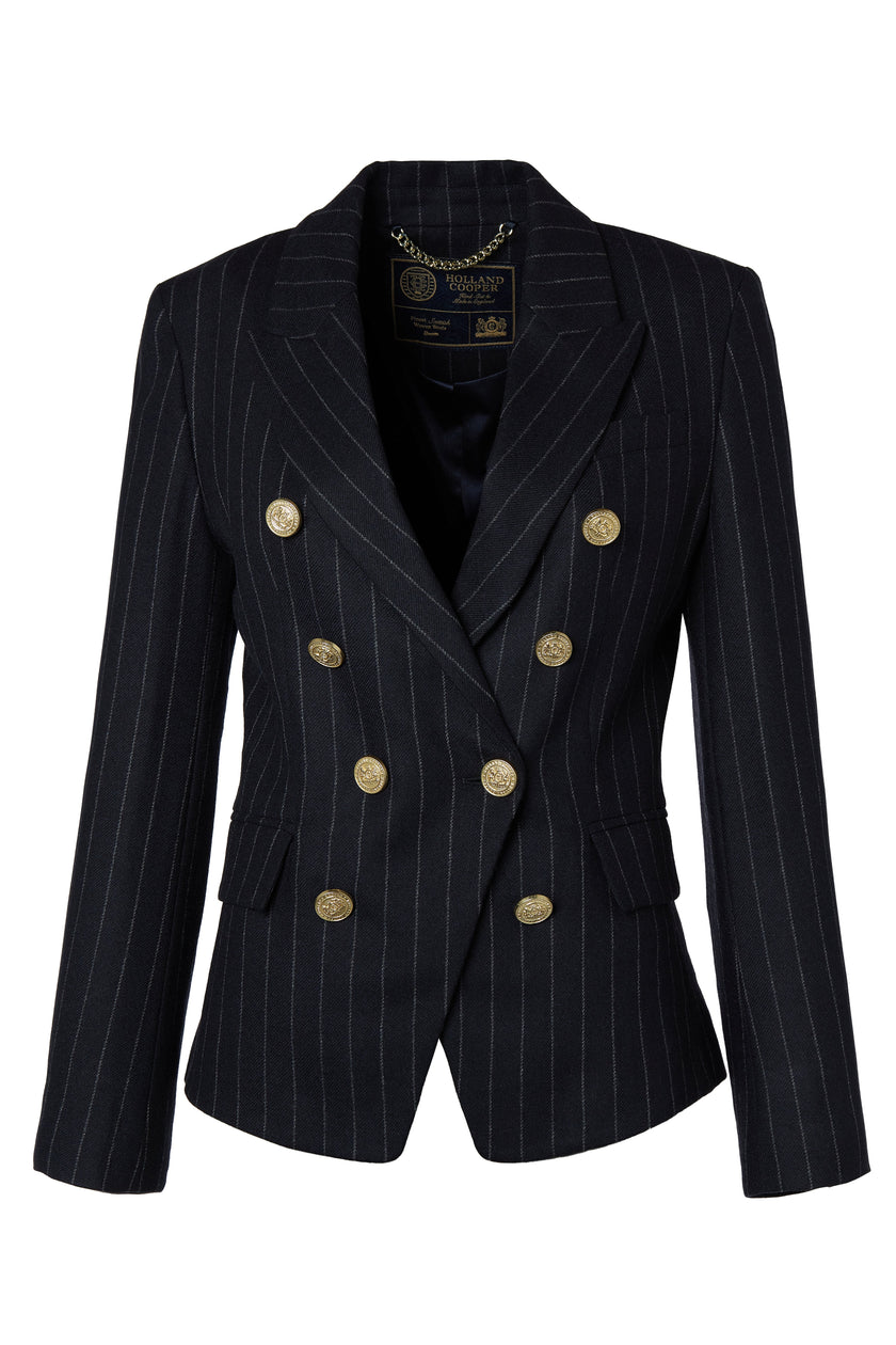 The Navy Chalk Pin Stripe Suit