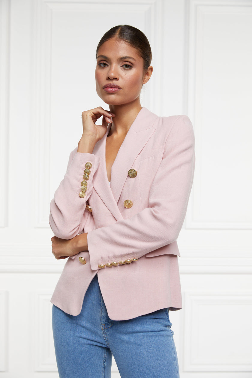 Knightsbridge Blazer (Pink Linen)