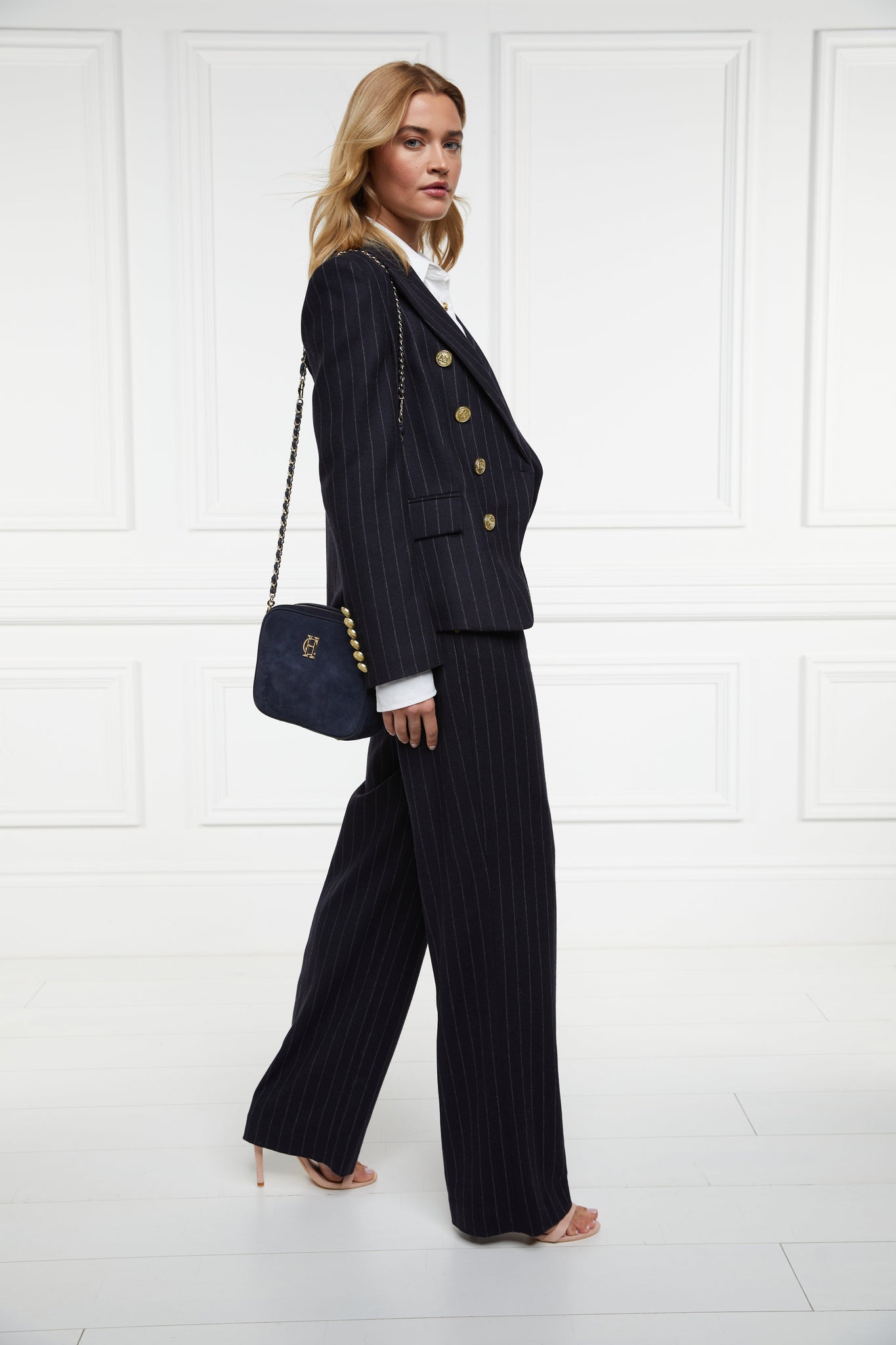 The Navy Chalk Pin Stripe Suit