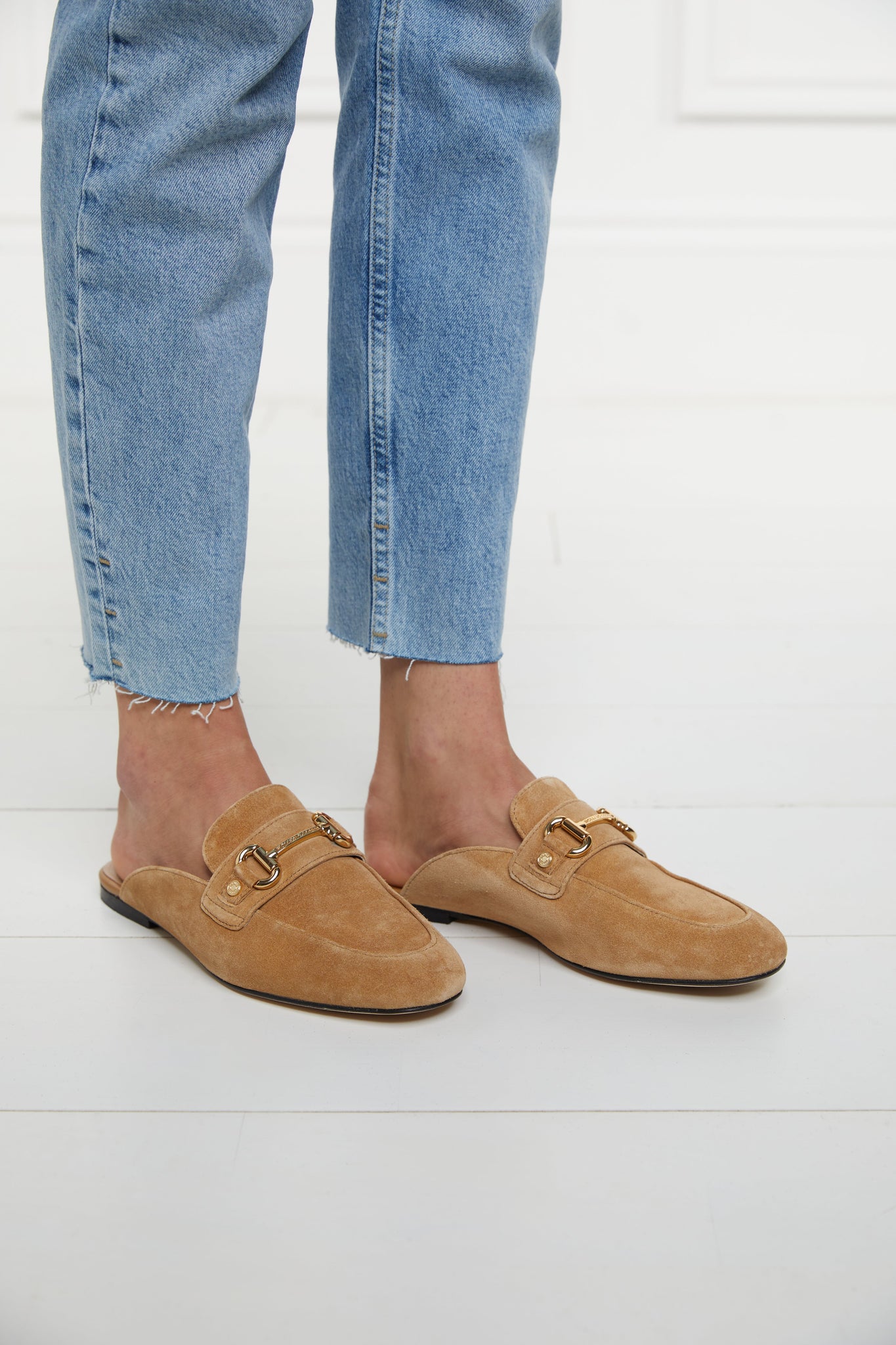 Kingston Horse Bit Loafer (Tan Suede)