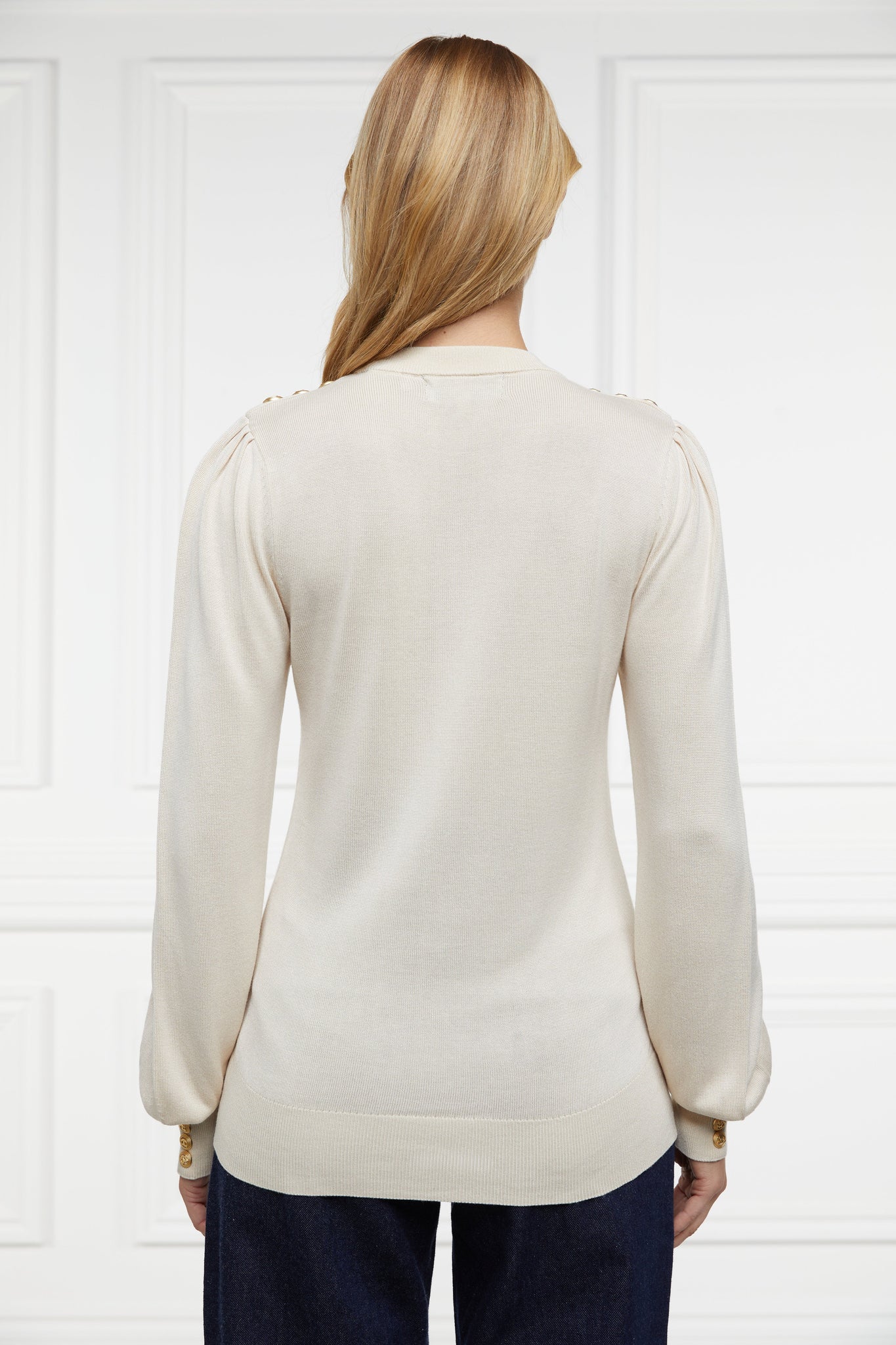 Kelsie Crew Neck Knit (Almond)