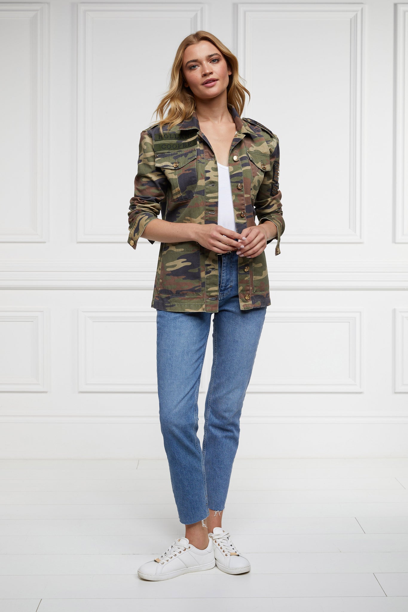 Premium Artillery Jacket (Washed Camo)