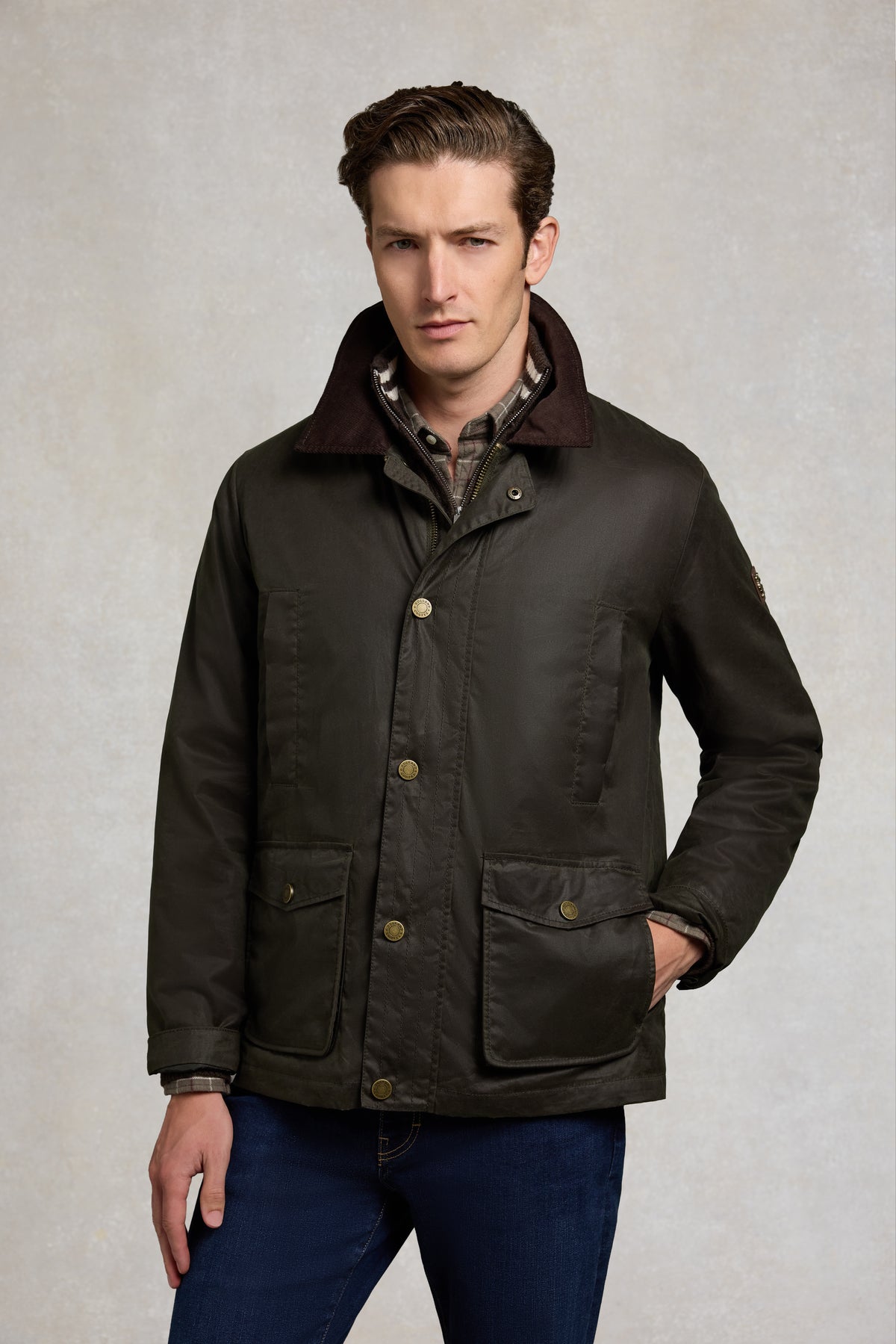 Men's Classic Wax Jacket (Moss Wax)
