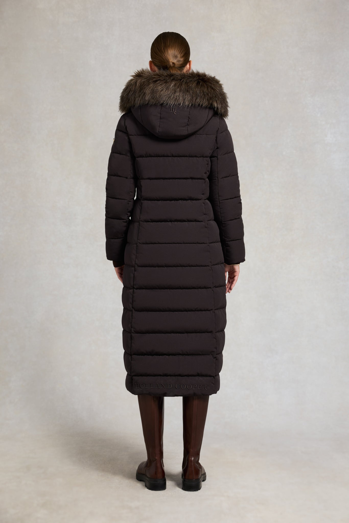 Stoneleigh Longline Coat (Chocolate)