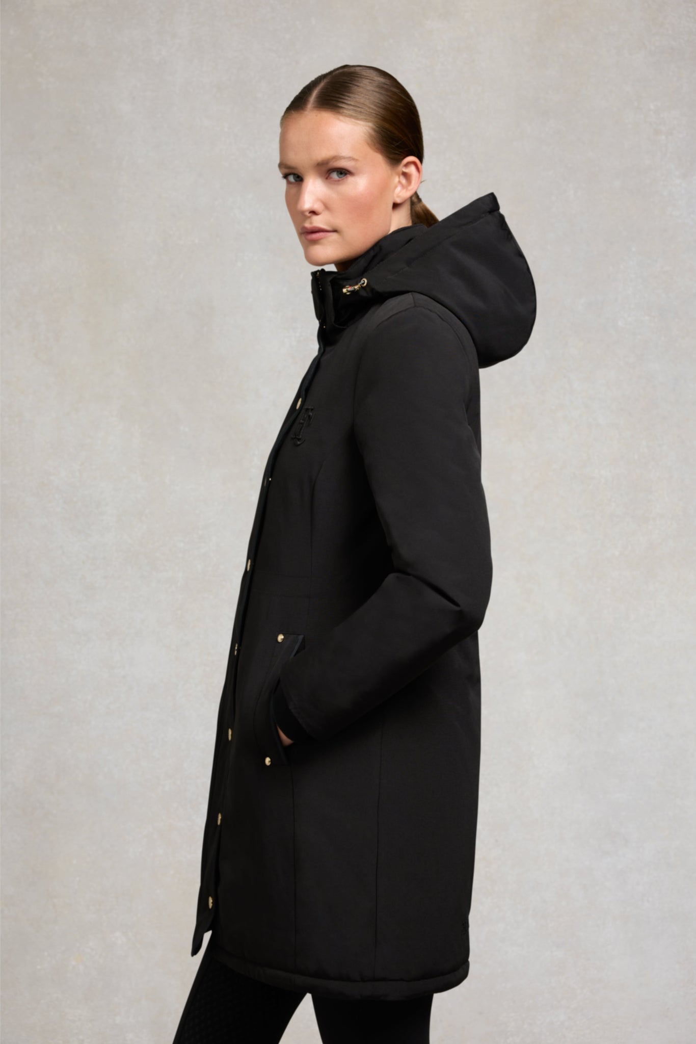 Team Waterproof Coat (Black)