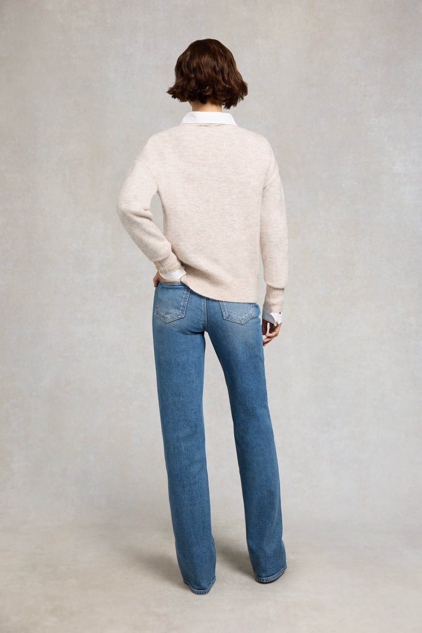 Tori Crew Neck Knit (Barley)