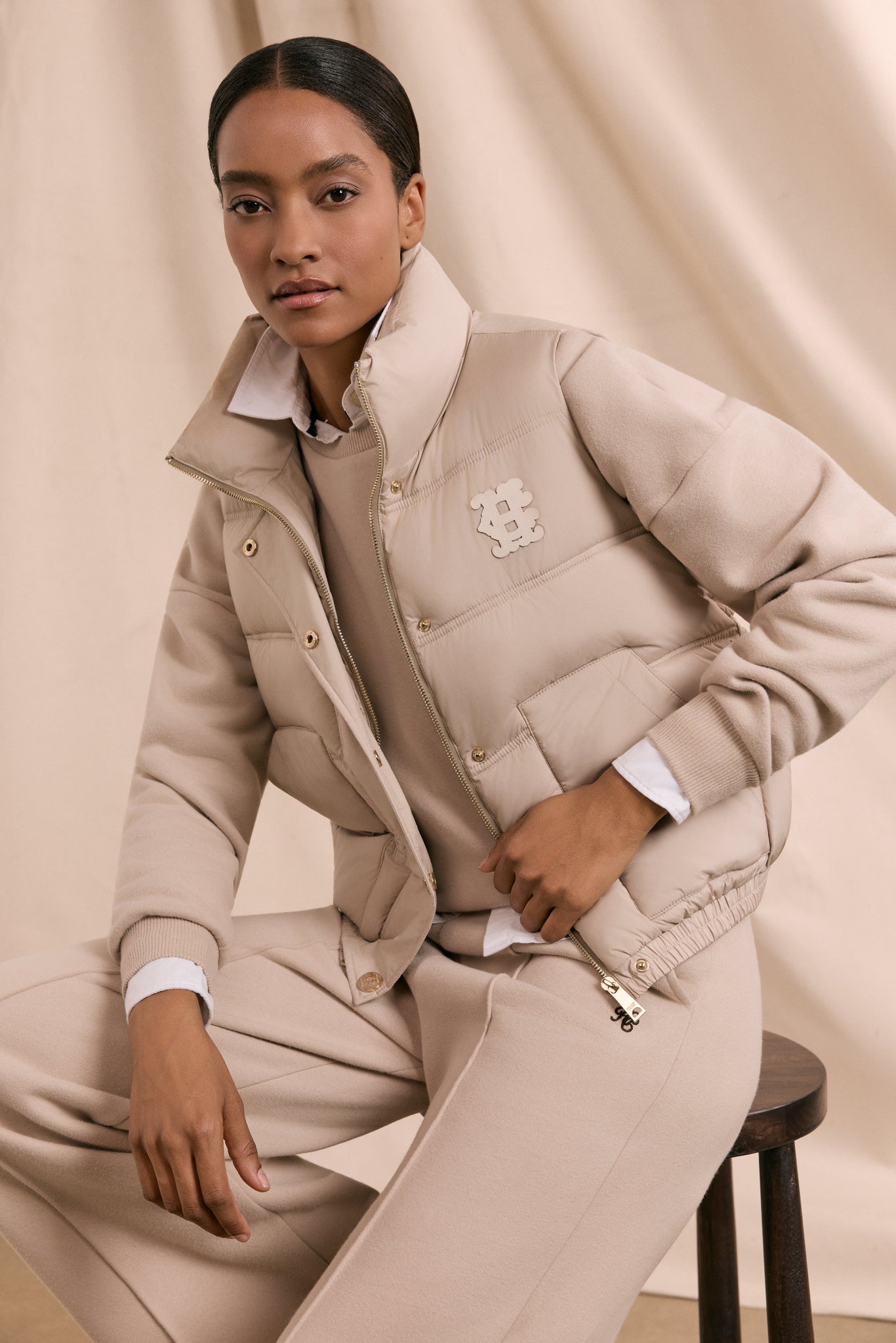 Milton Padded Gilet (Putty)