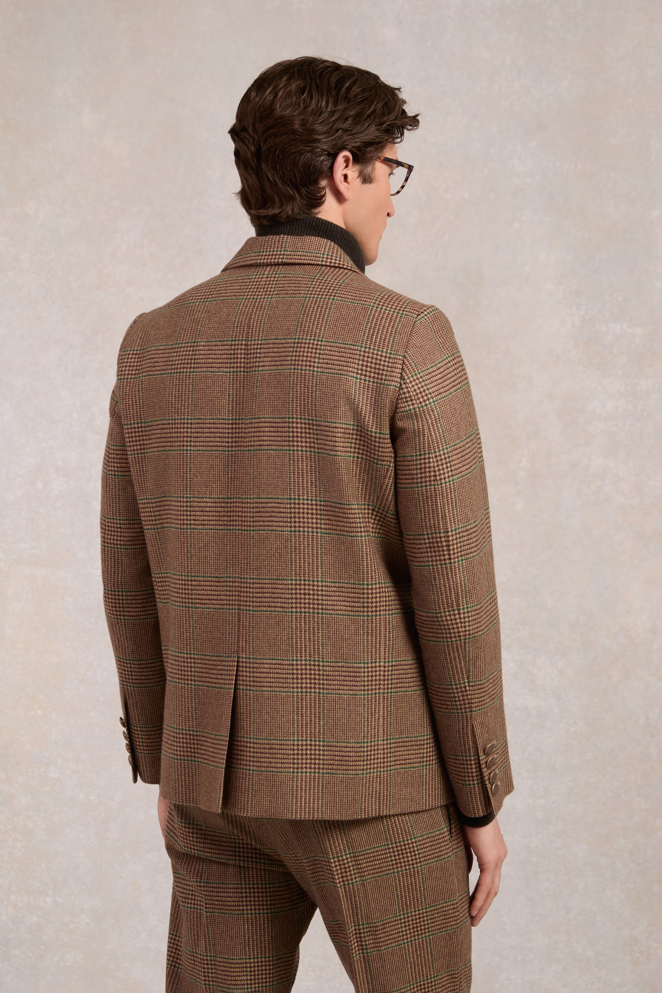 The Single Breasted Blazer (Clarence Check Forest)
