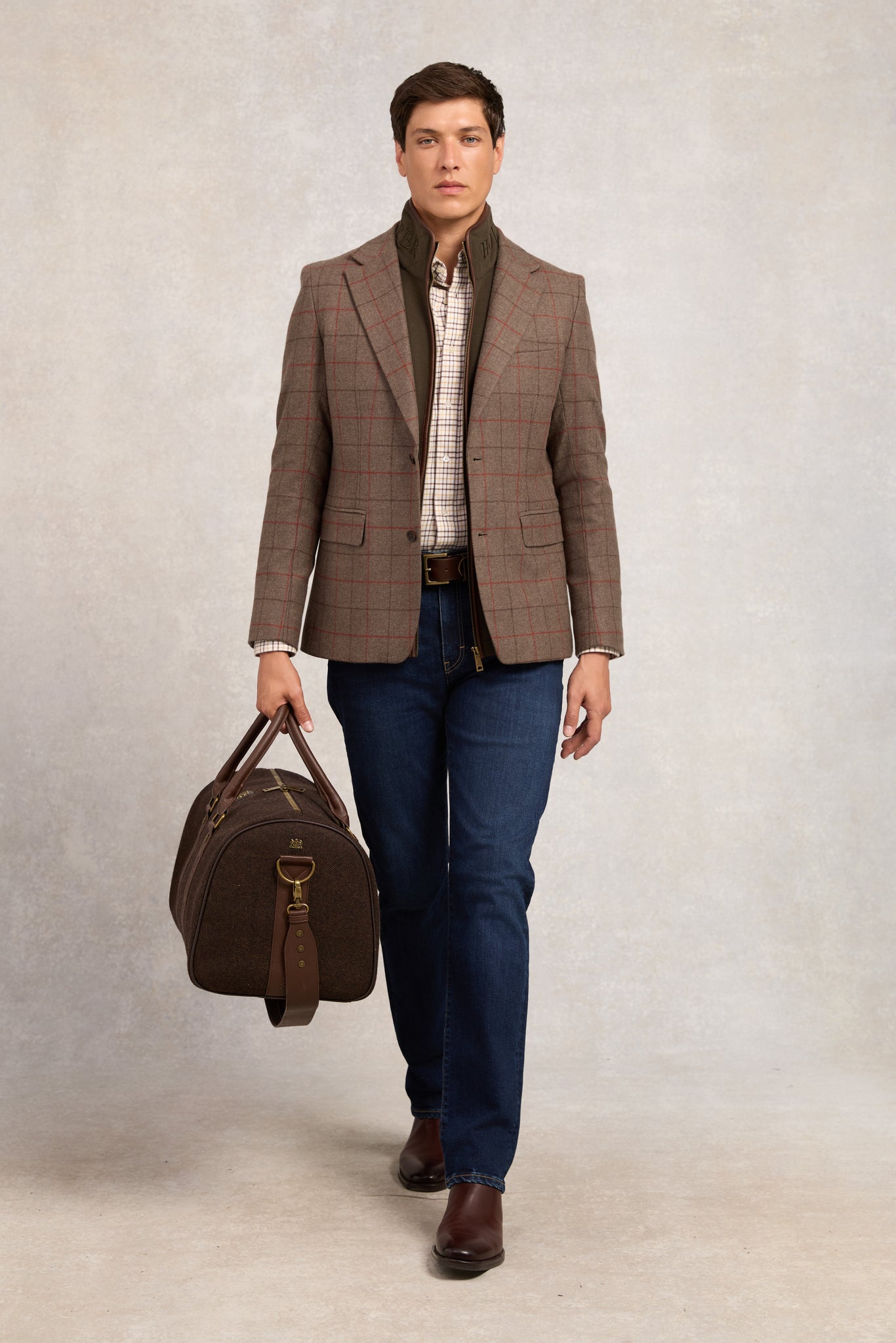 Men's Country Fleece Gilet (Khaki)