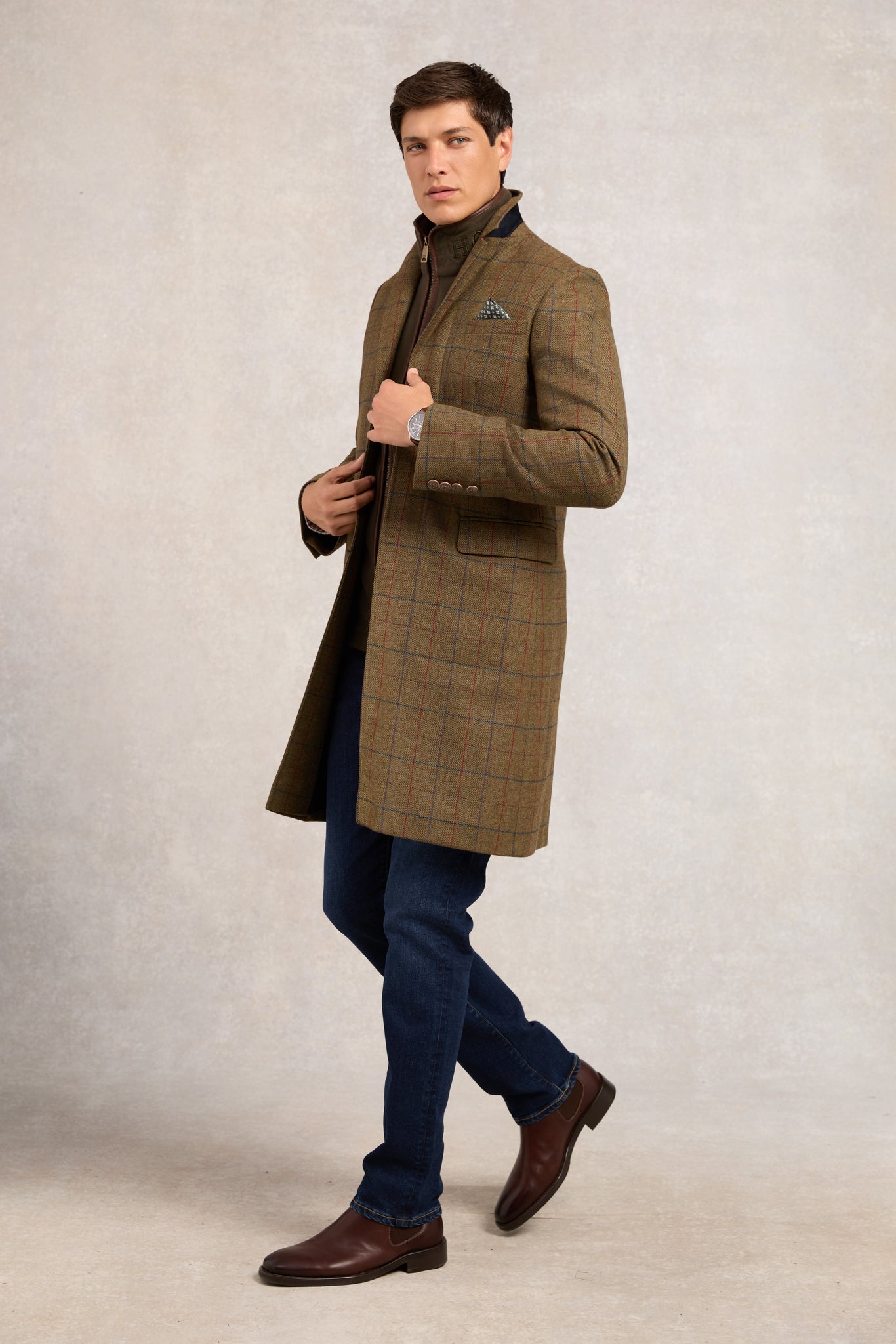 Men's Country Fleece Gilet (Khaki)