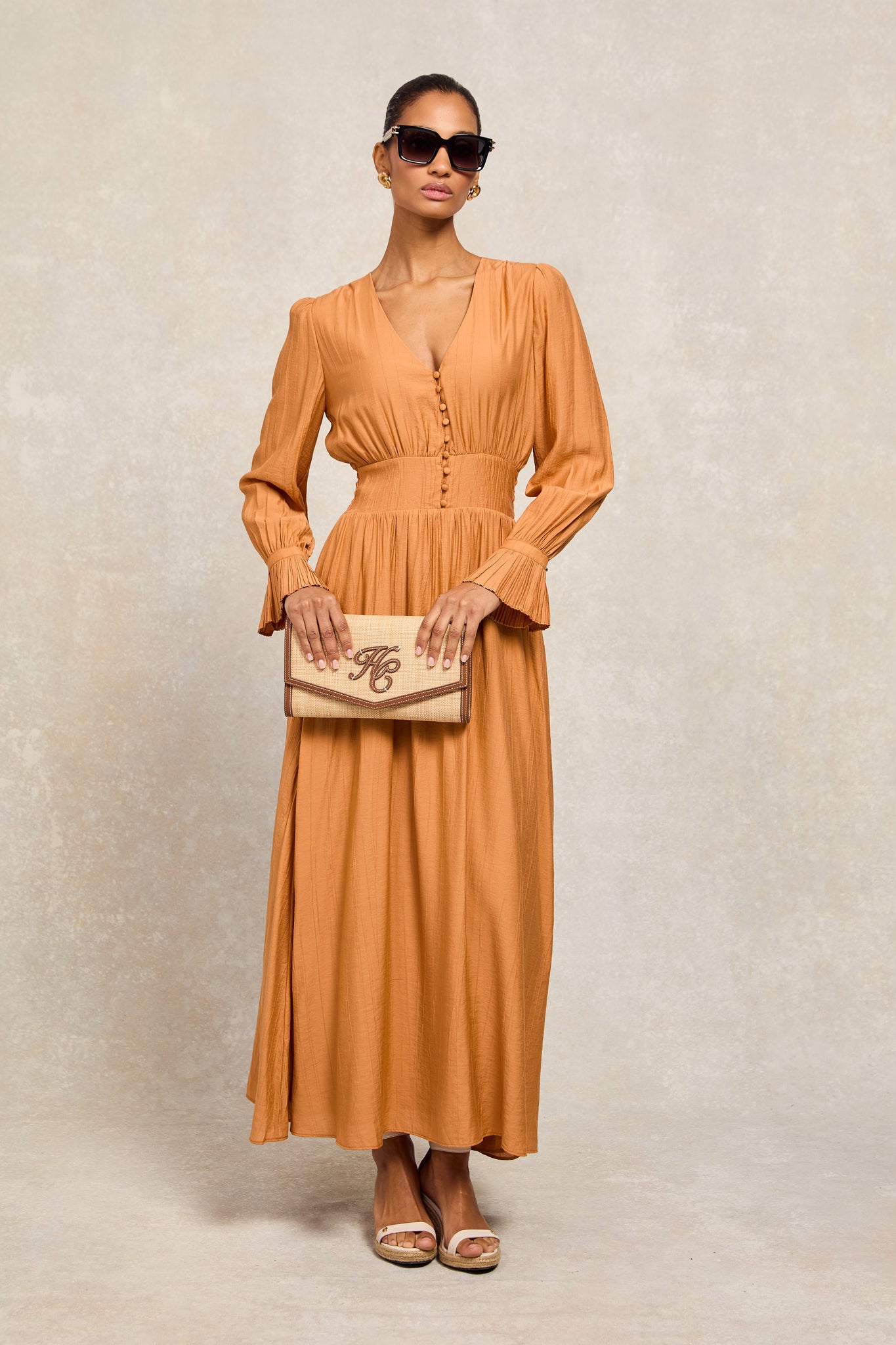 Amalfi Clutch Bag (Natural Tan)