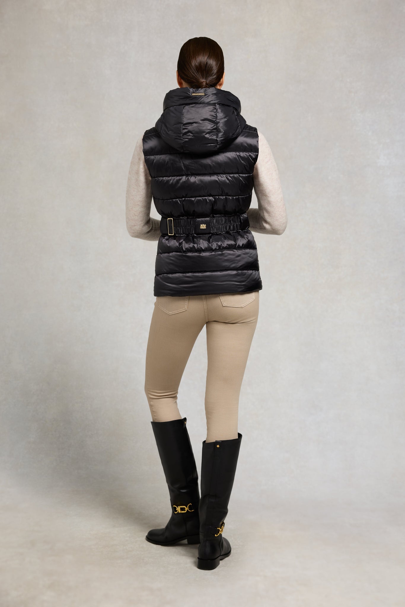 Arosa Gilet (Deep Black)