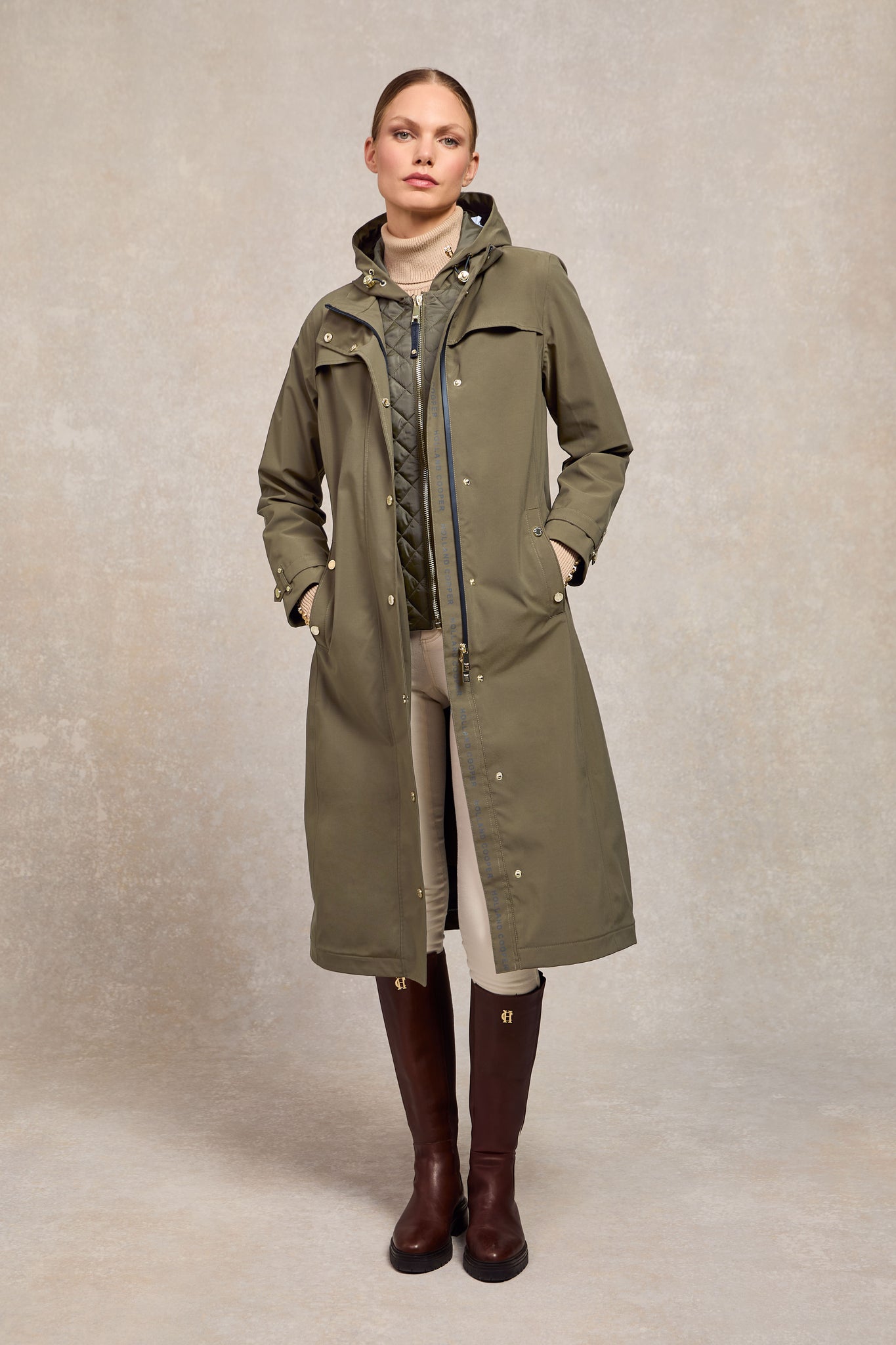 Folgate Rain Coat (Soft Khaki)