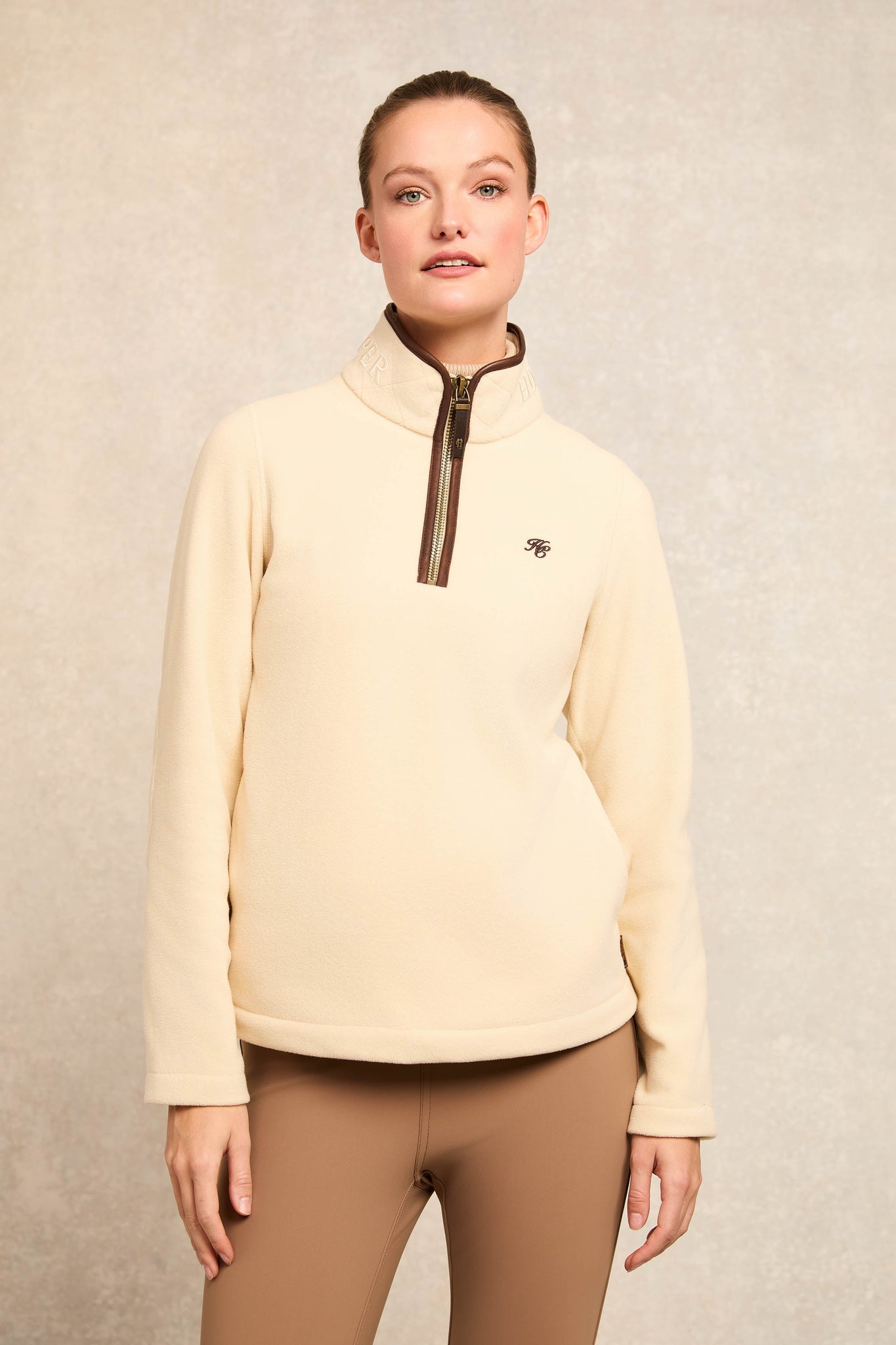 Country Fleece Quarter Zip (Cream)