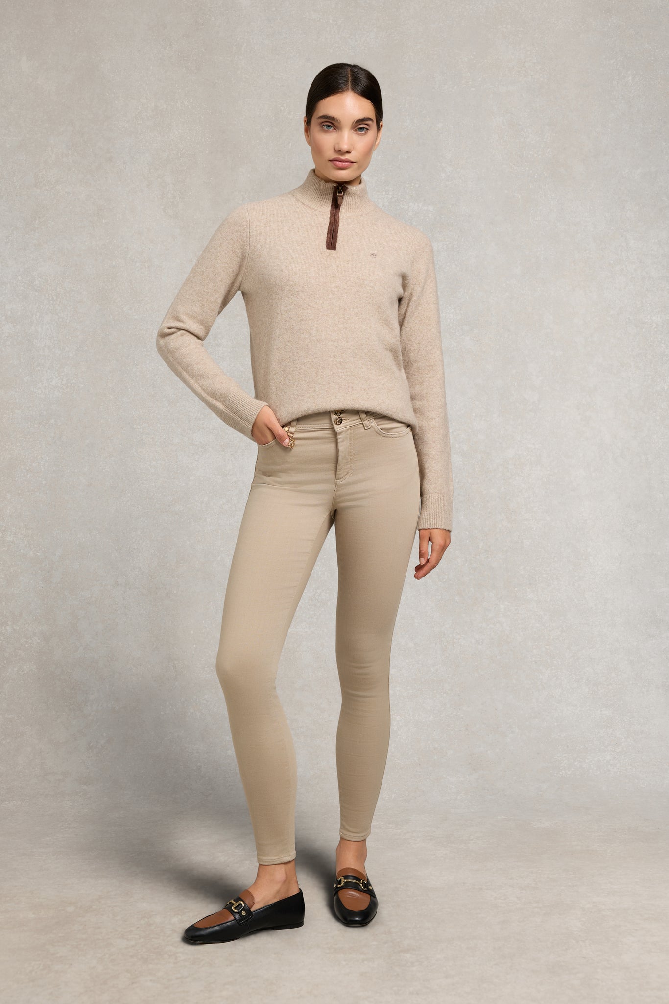 Contour Skinny Jean (Taupe)