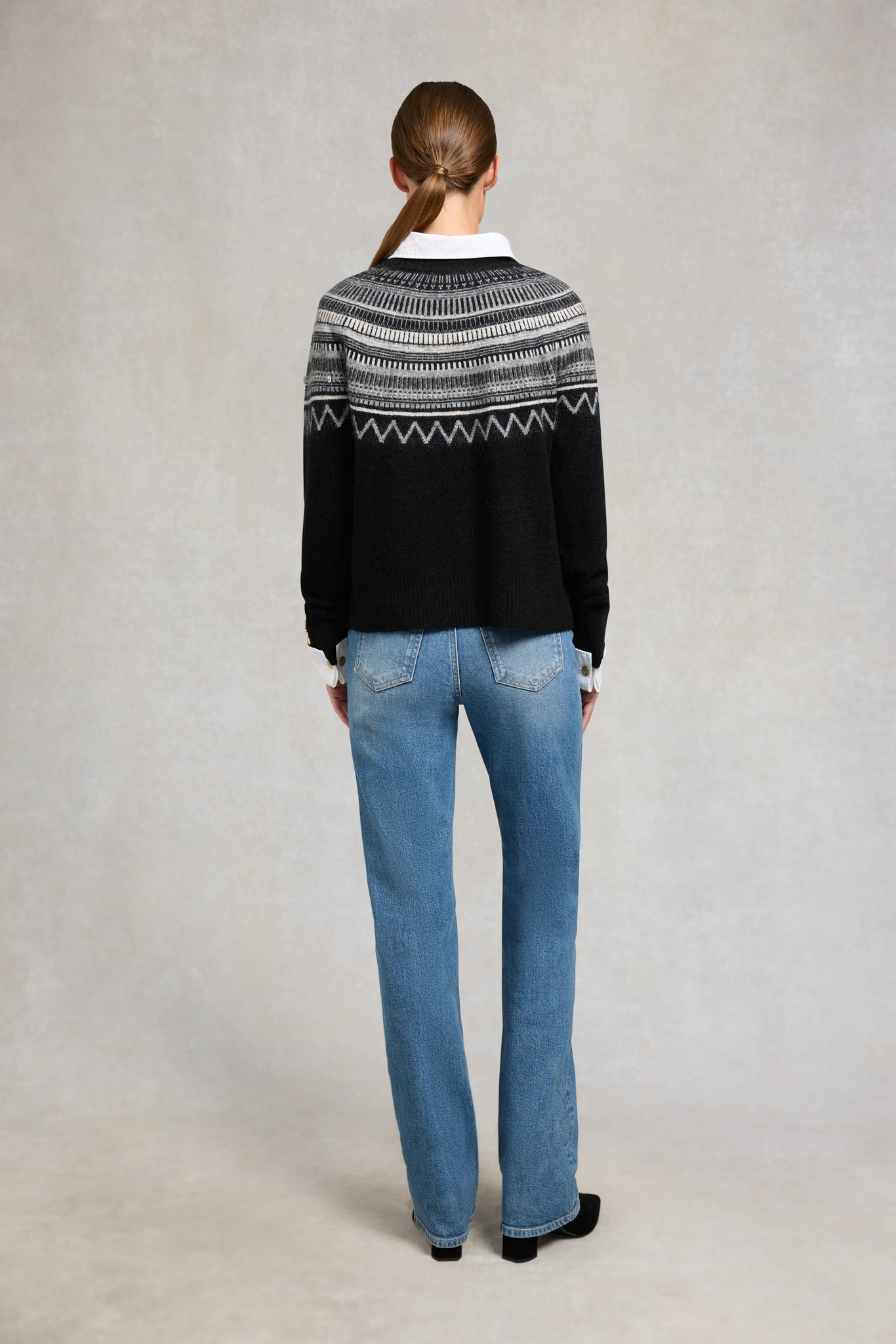 Jasmine Crew Neck Knit (Black)