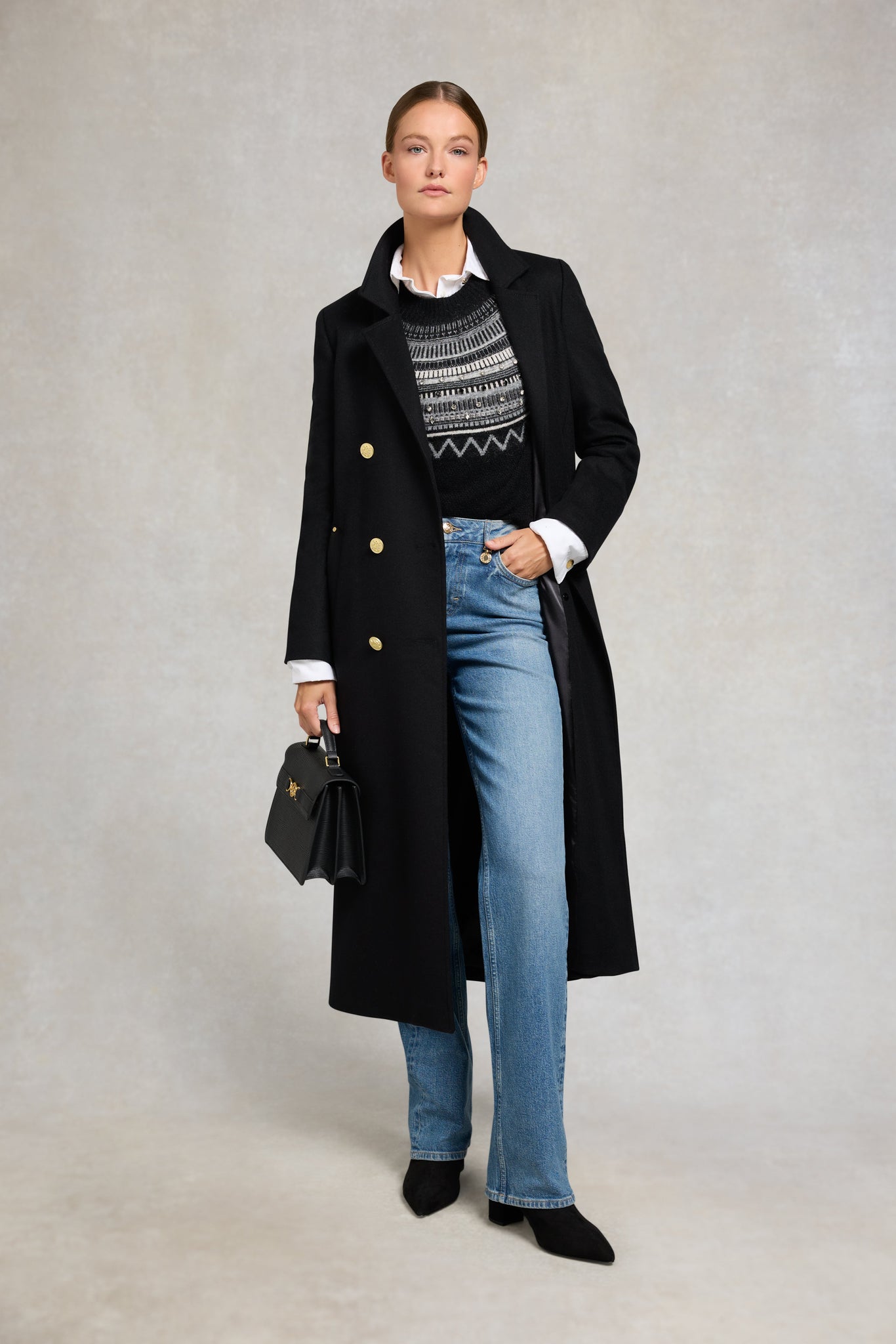 Jasmine Crew Neck Knit (Black)