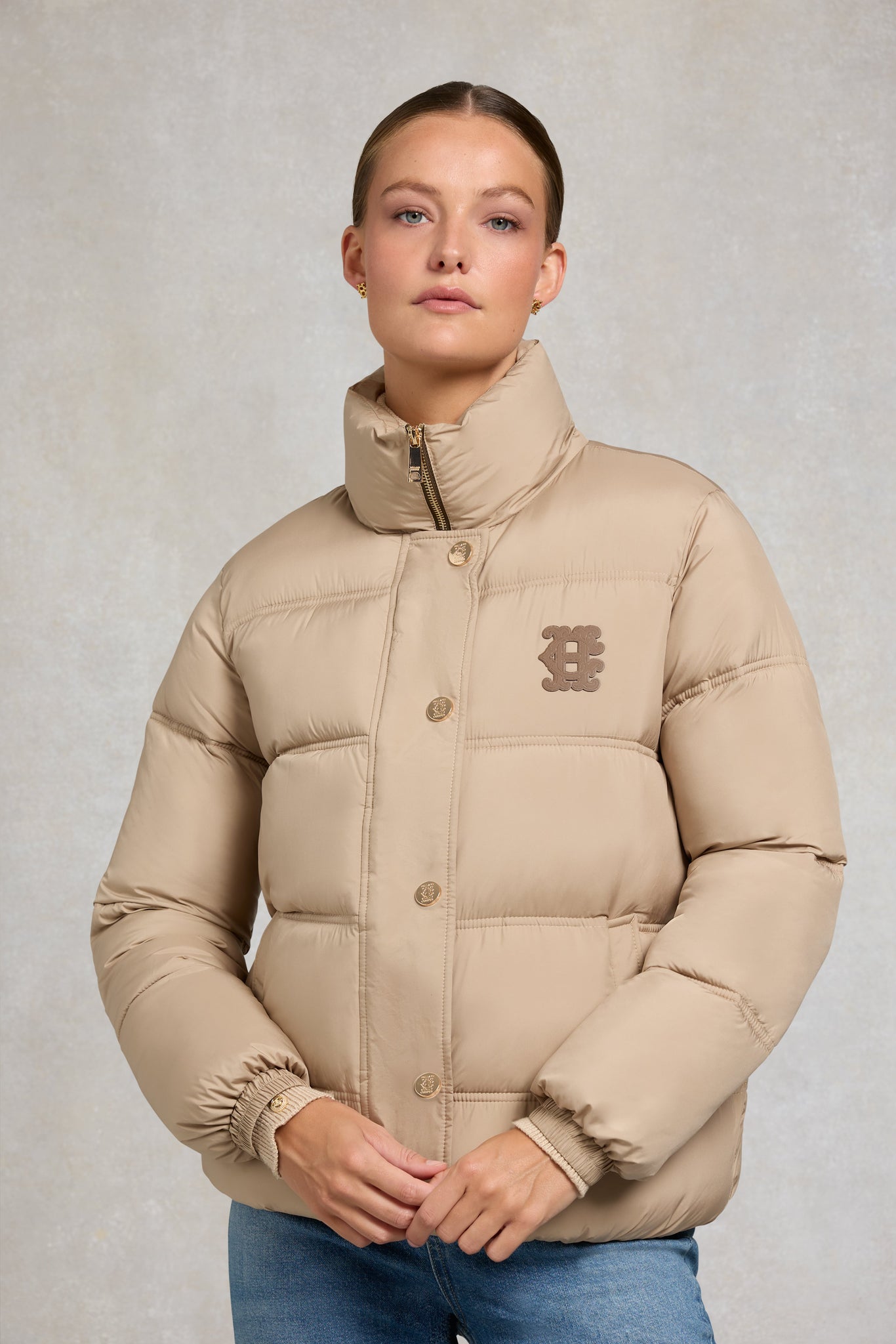 Milton Padded Jacket (Taupe)