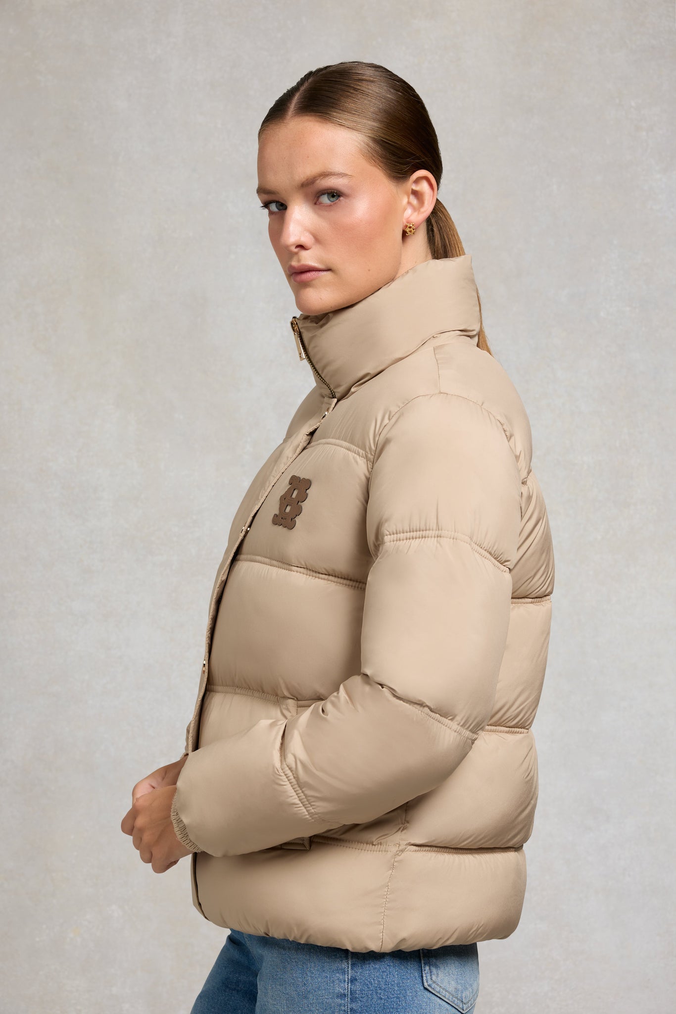 Milton Padded Jacket (Taupe)