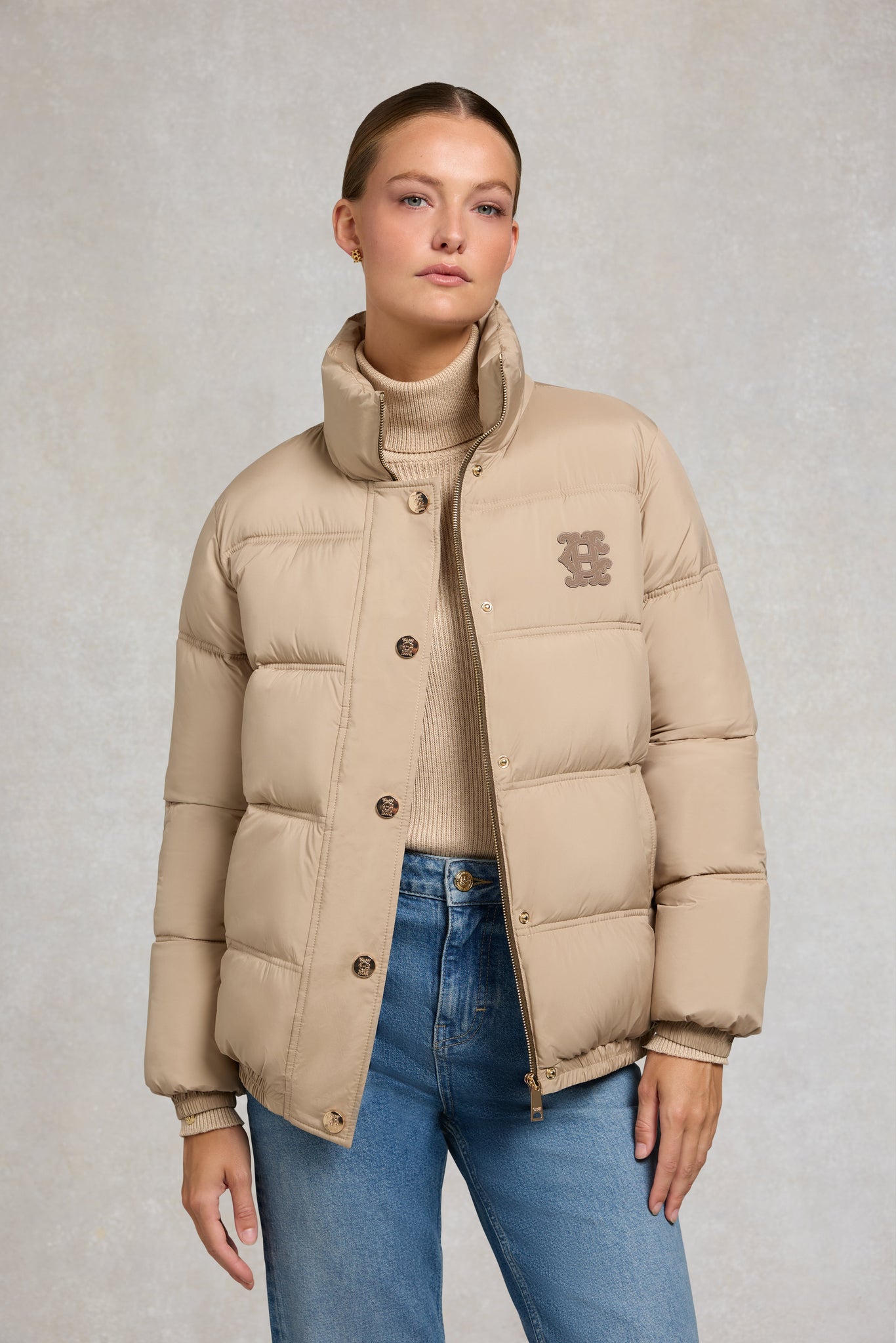Milton Padded Jacket (Taupe)