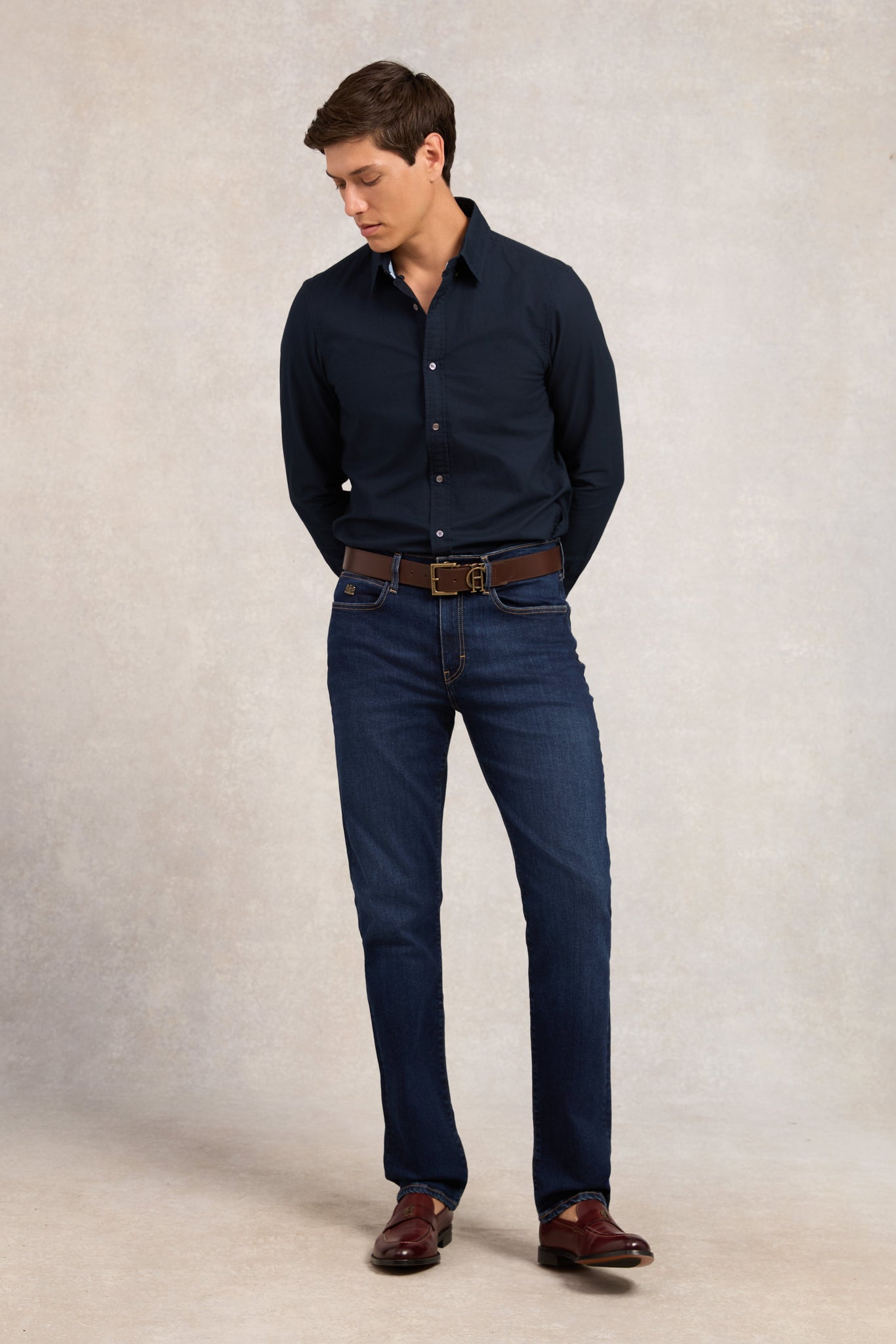 Men's Classic Oxford Shirt (Ink Navy)