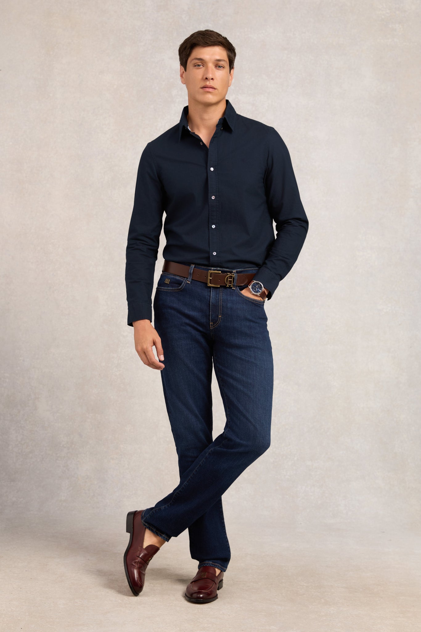 Men's Classic Oxford Shirt (Ink Navy)